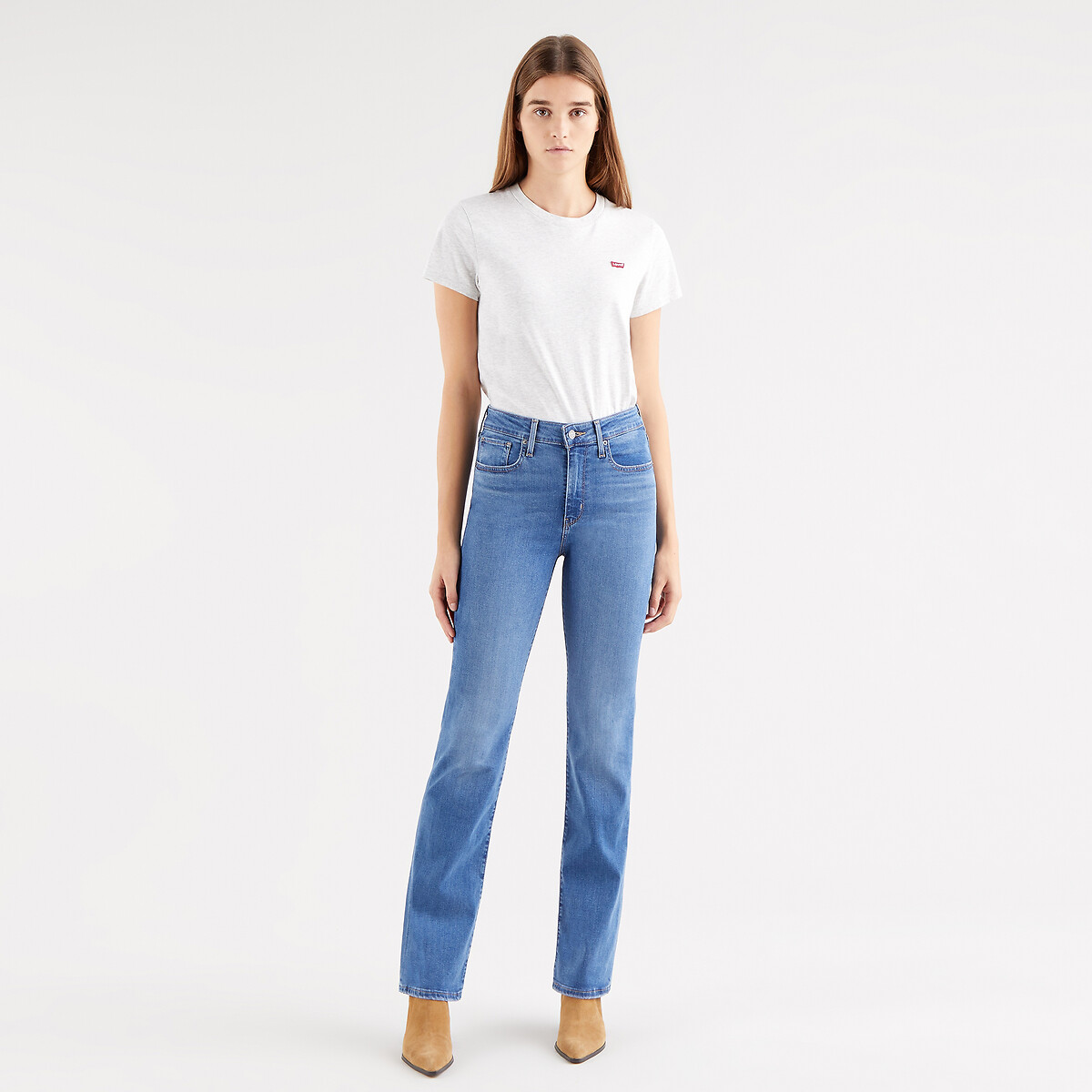 725 bootcut jeans with high waist Levi's | La Redoute