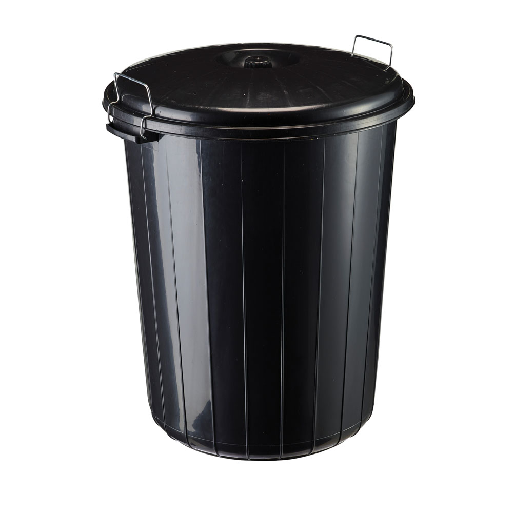 Poubelle 55L avec couvercle et verouillage - RONDO, ROSSIGNOL