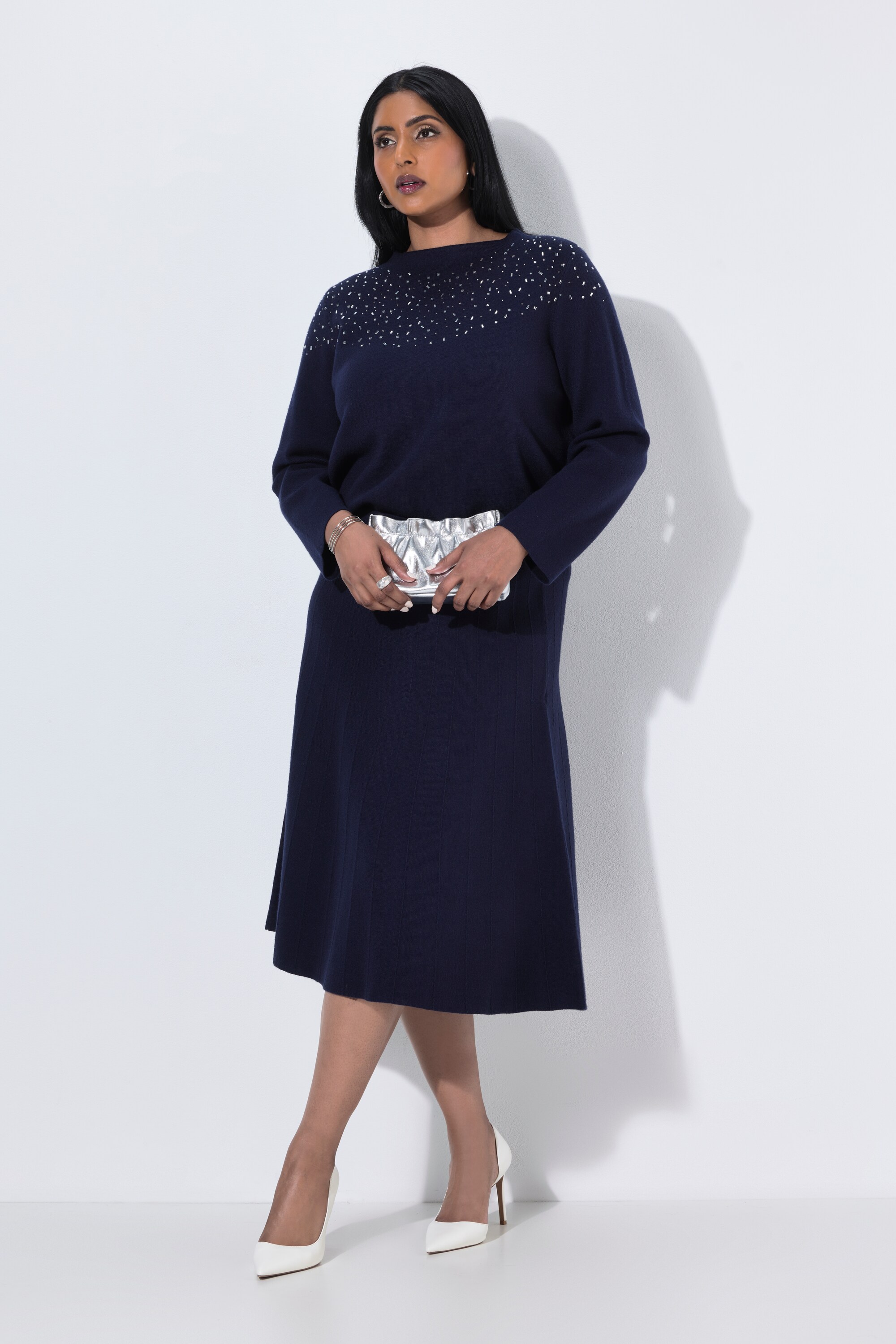 Jupe midi en maille Milano, ULLA POPKEN