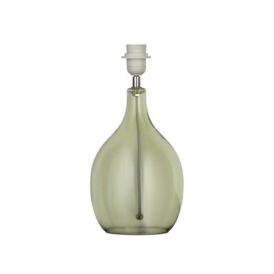 Green Glass Bottle Lamp Base SO'HOME