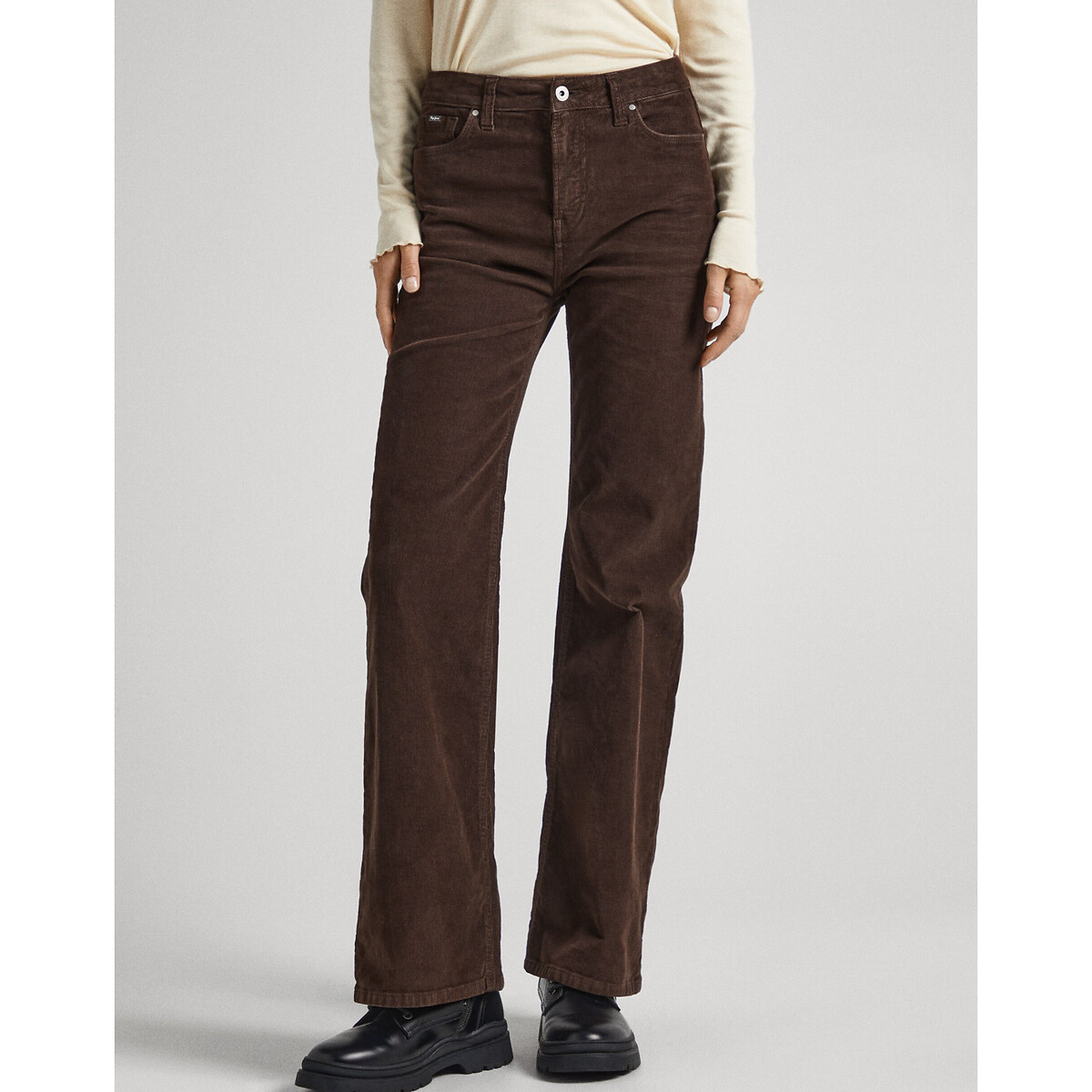 Image of Willa Cotton Flared Trousers