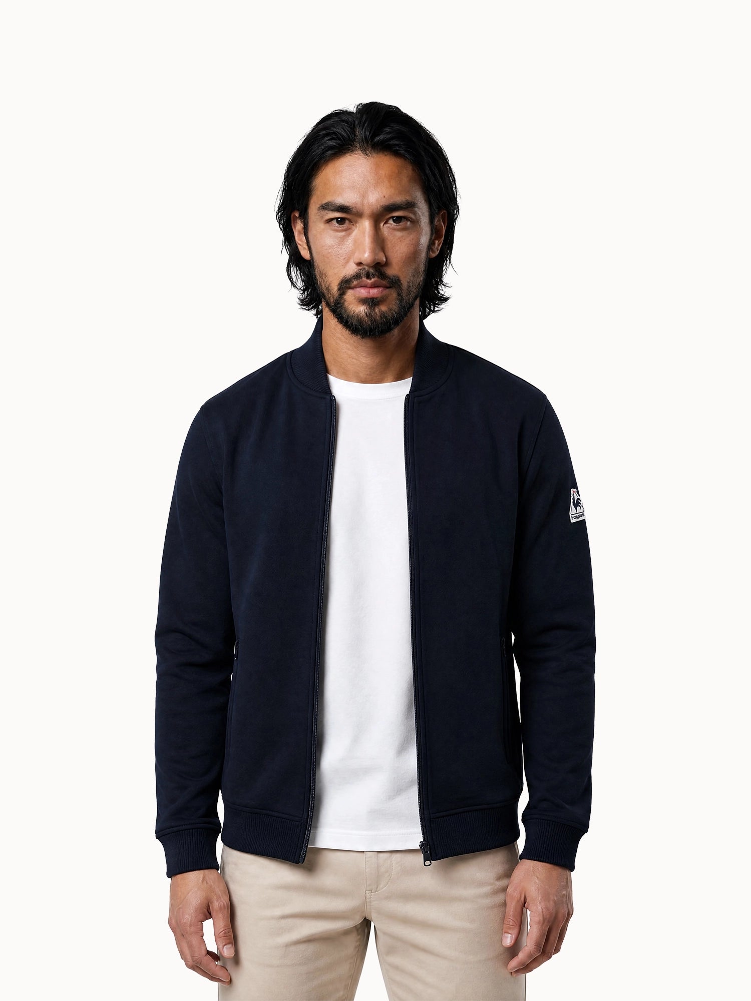 Veste zippée en double face TRICOLORES, LE COQ SPORTIF