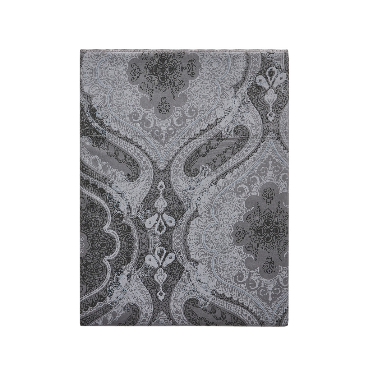 Drap plat imprimé en satin de coton bio, SHALIMAR, ALEXANDRE TURPAULT