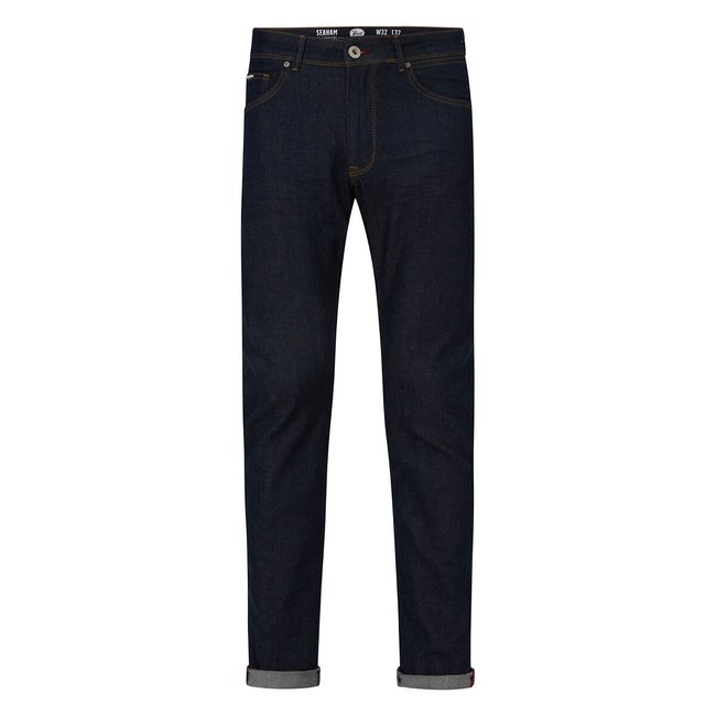 Supreme stretch seaham jeans in slim fit and mid rise, rinse, Petrol ...