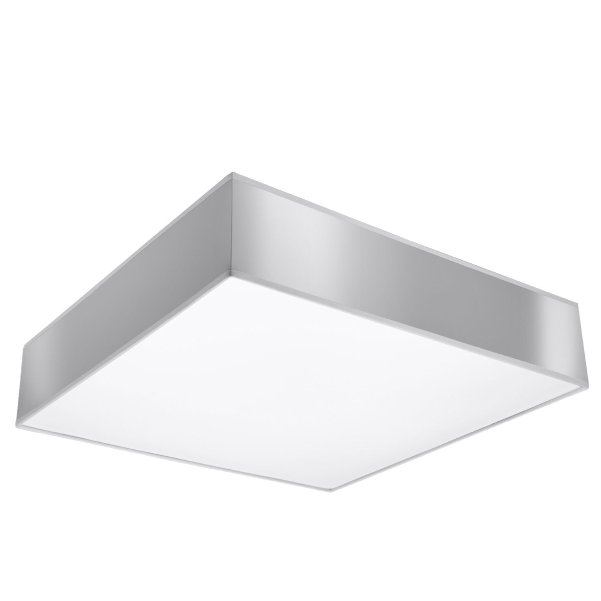 Plafonnier PVC Gris E27 3 Horus, EDEN