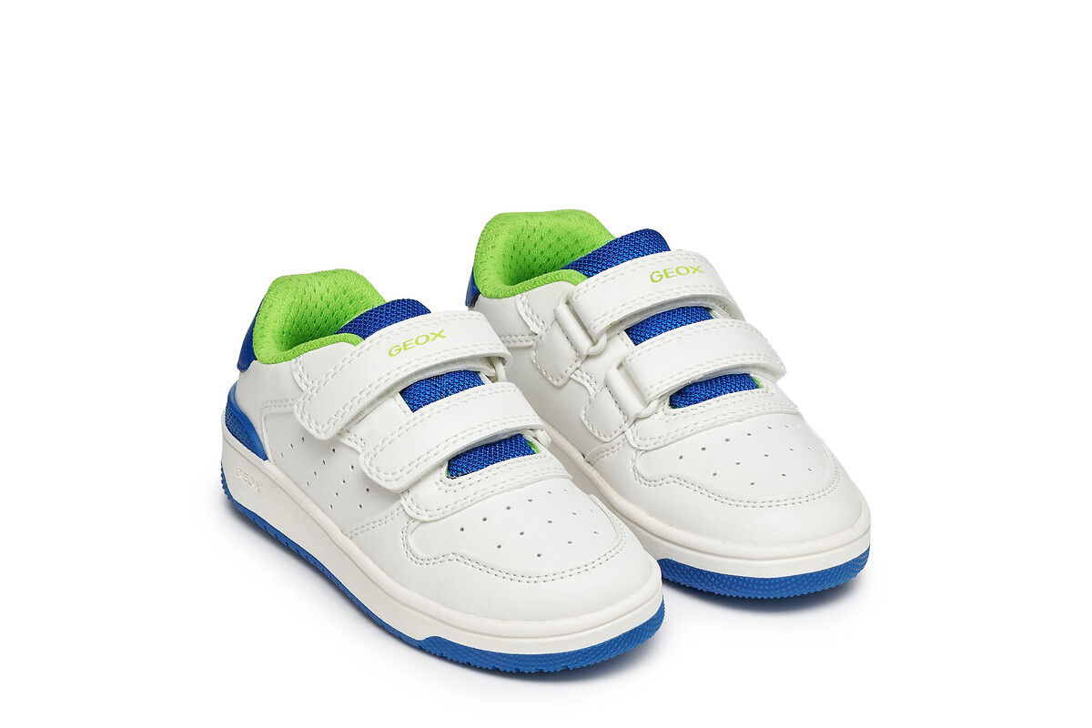 Kids Washiba Breathable Trainers with Touch 'n' Close Fastening, GEOX