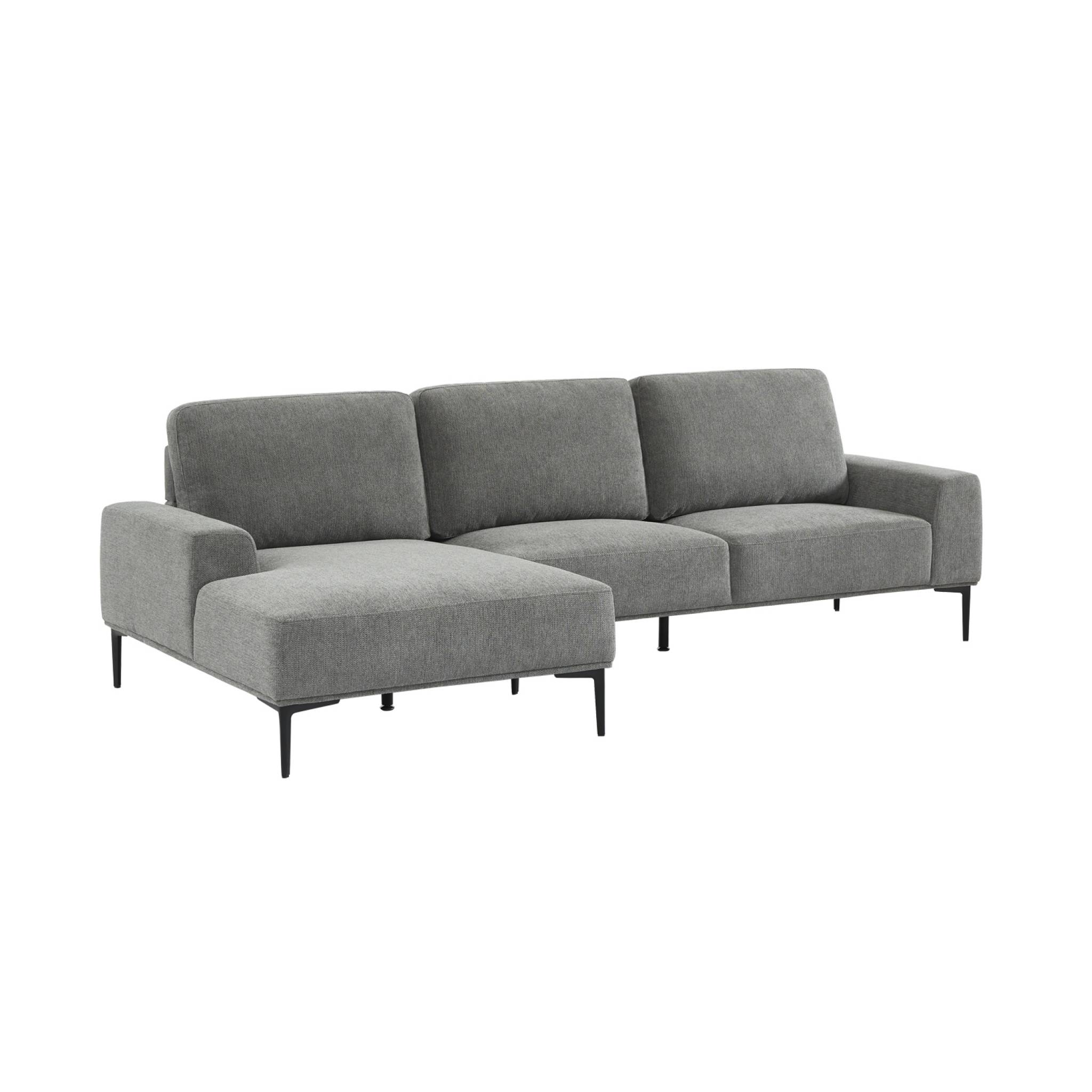 Canapé d'angle gauche 3 places tissu ATLANTA, SWEEEK