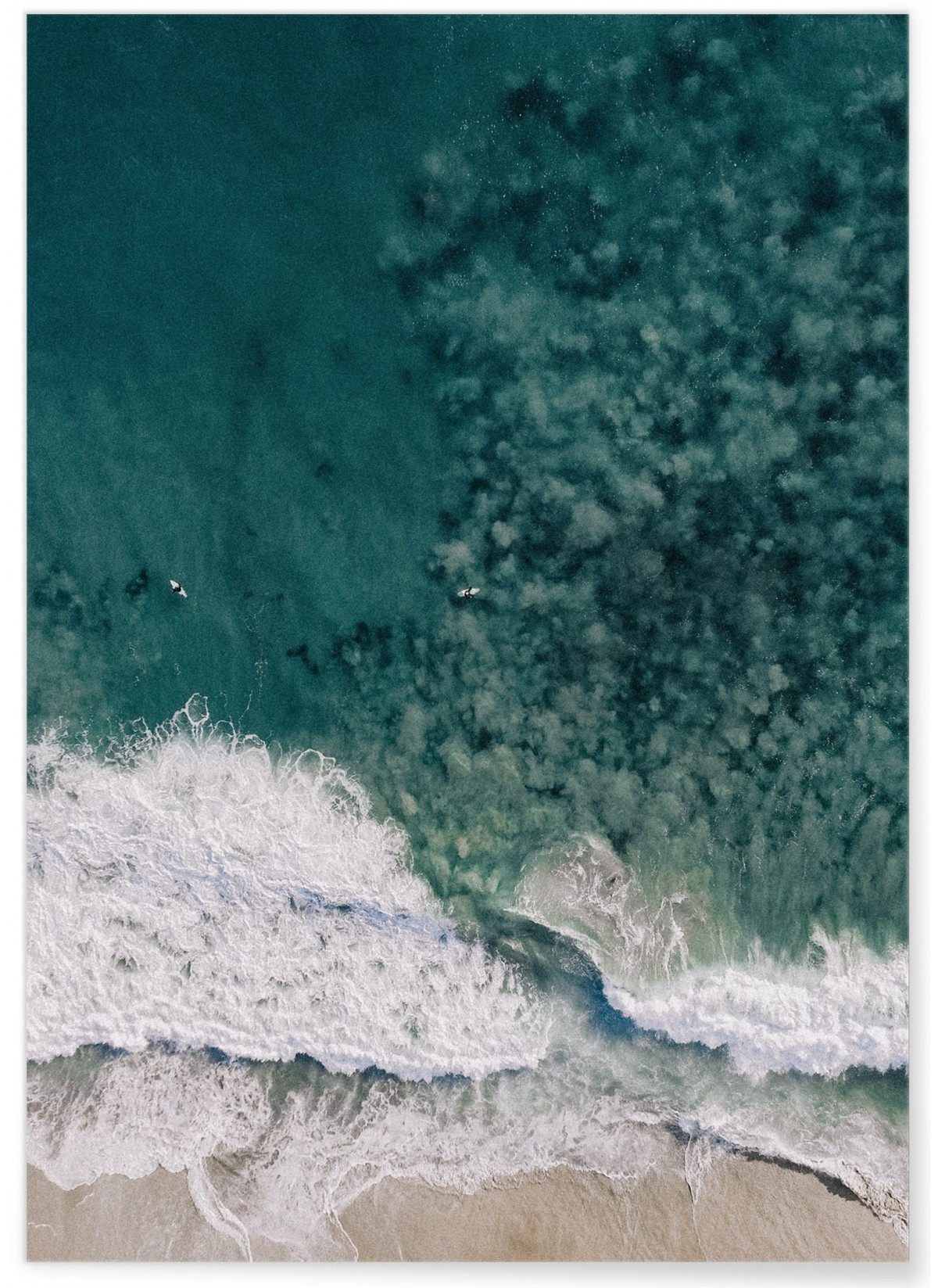 Poster Plage et Surfeurs, L'AFFICHERIE