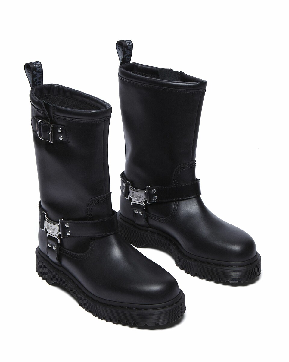 Anistone Hi Calf Boots in Leather, DR. MARTENS