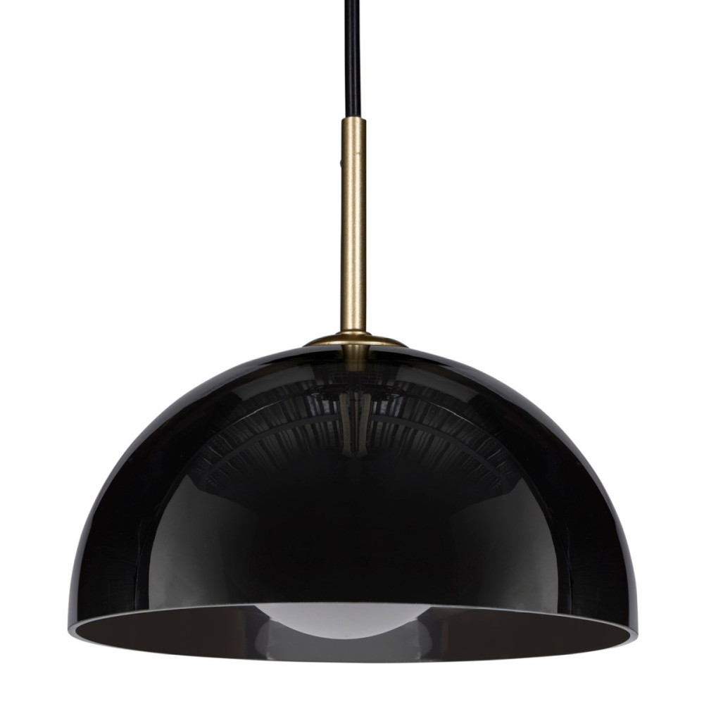 Suspension Verre Lumea Noire Et Dorée, DECORATIE