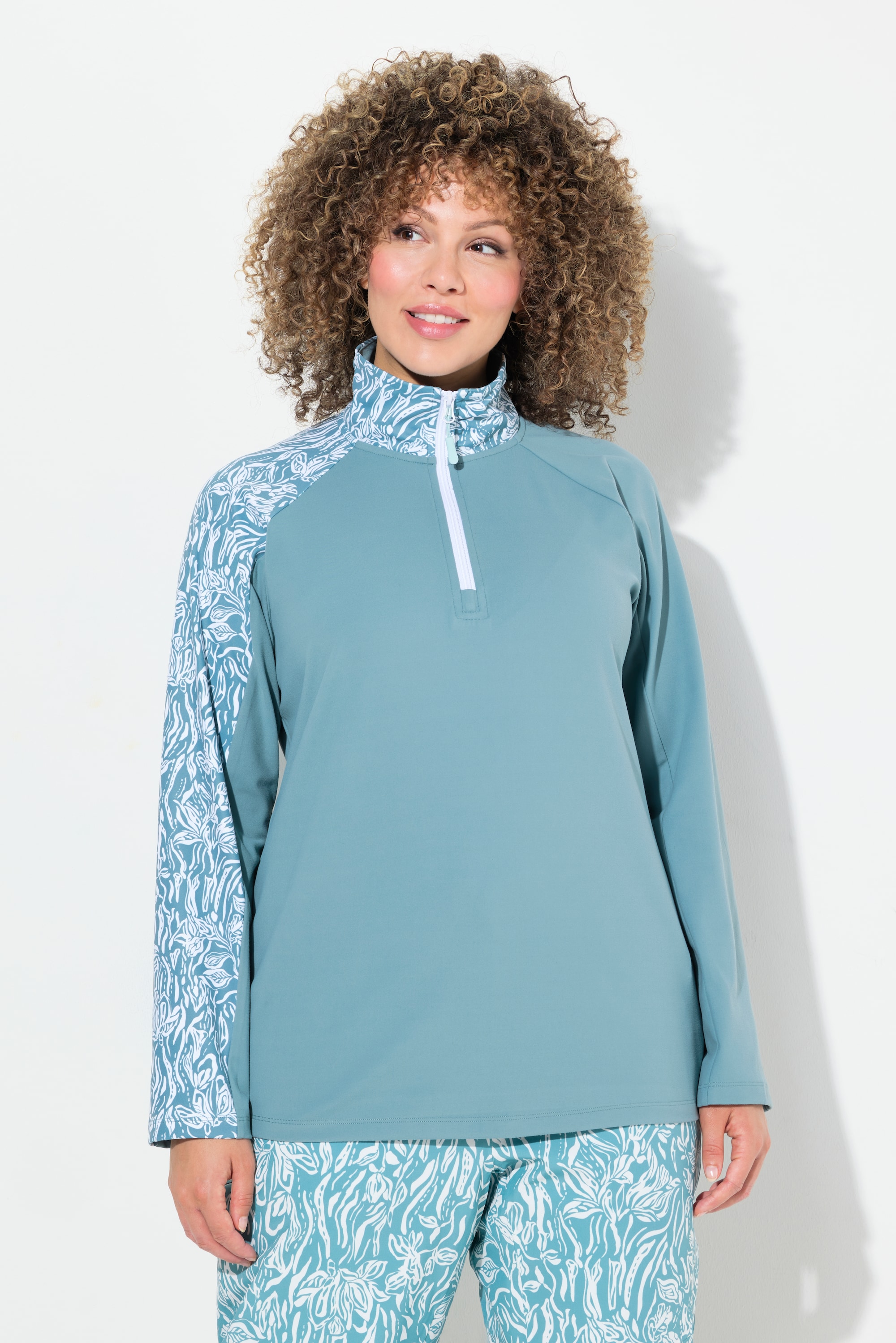 T-shirt technique à col montant, ULLA POPKEN