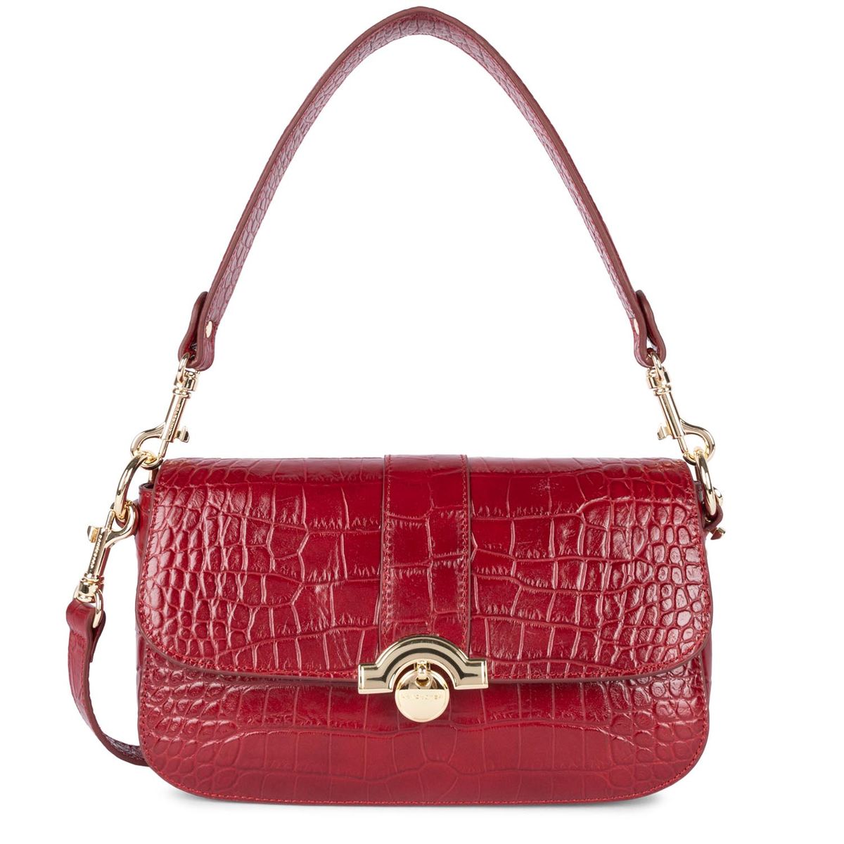 Sac croco online rouge