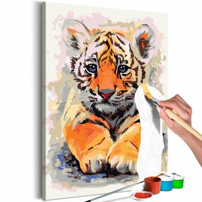 Tableau à peindre Bebe Tigre ARTGEIST