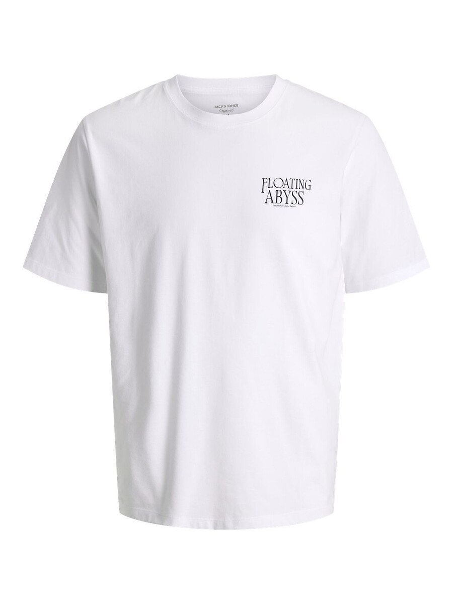 T-shirt met opdruk en logo op de rug, JACK & JONES