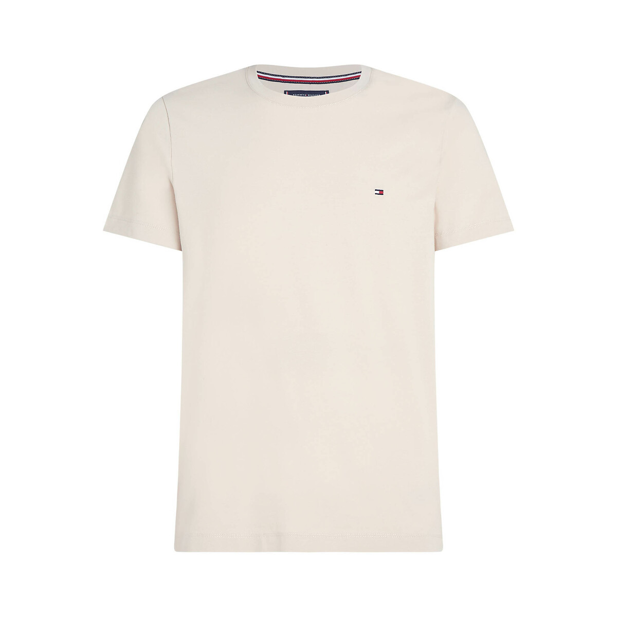 Cotton slim stretch t shirt Tommy Hilfiger La Redoute