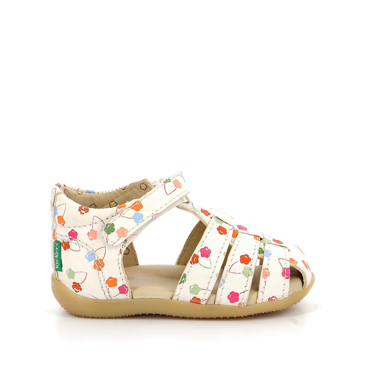 white with print Kickers La Redoute