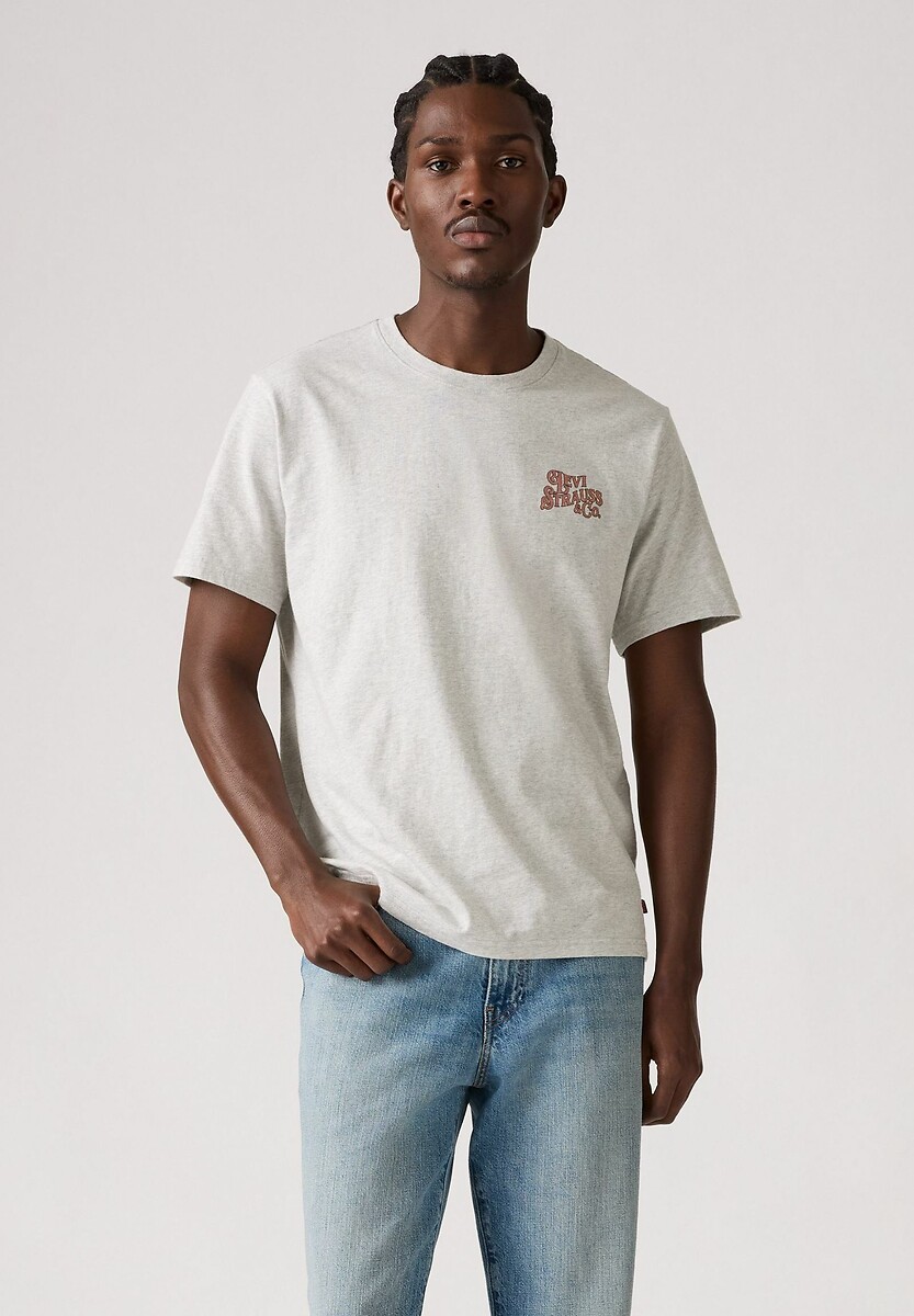 Relaxed Fit T-Shirt Printed On Back, LEVI'S