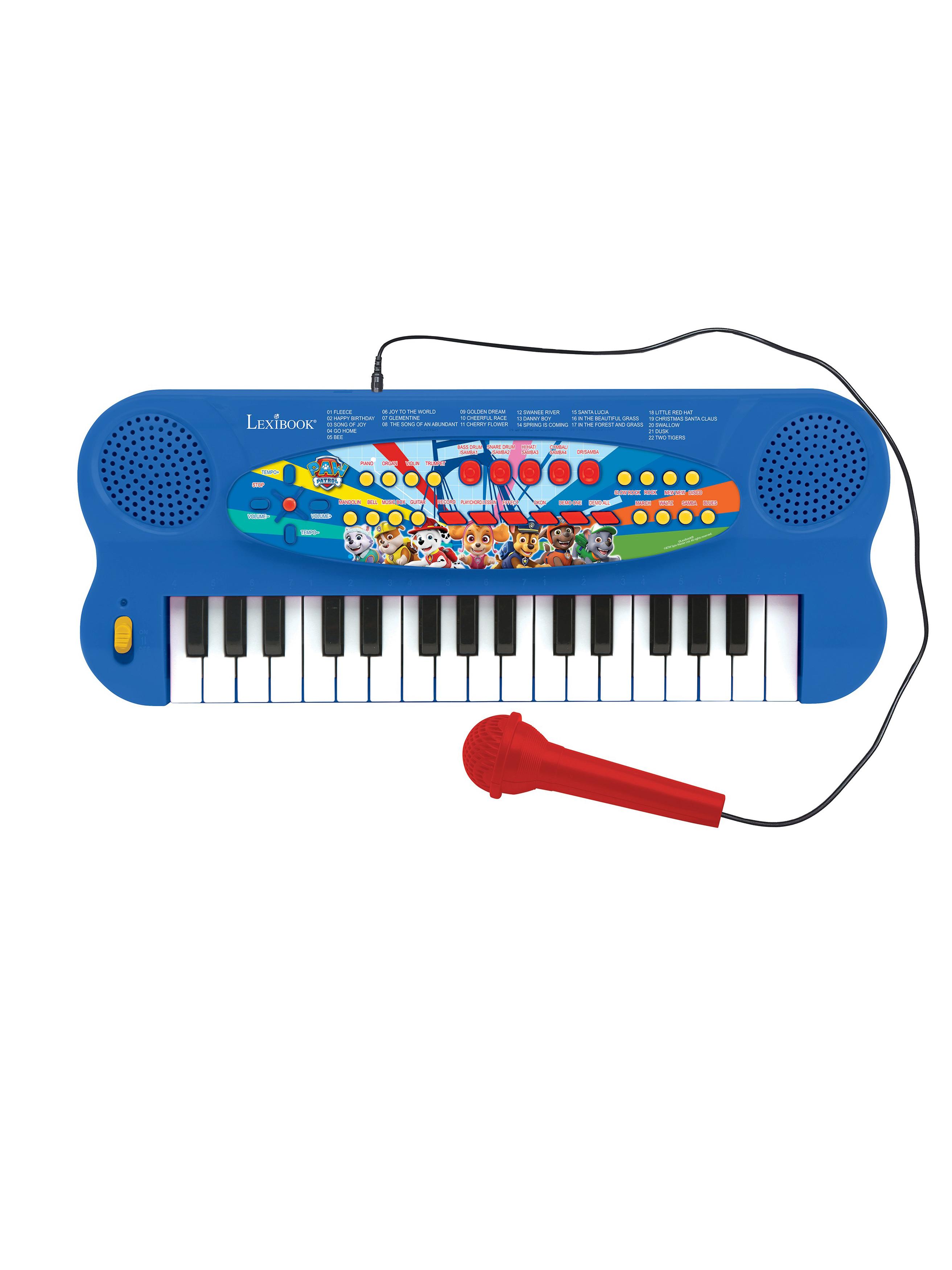 Clavier Électronique Musical avec Micro Pat Patrouille, LEXIBOOK