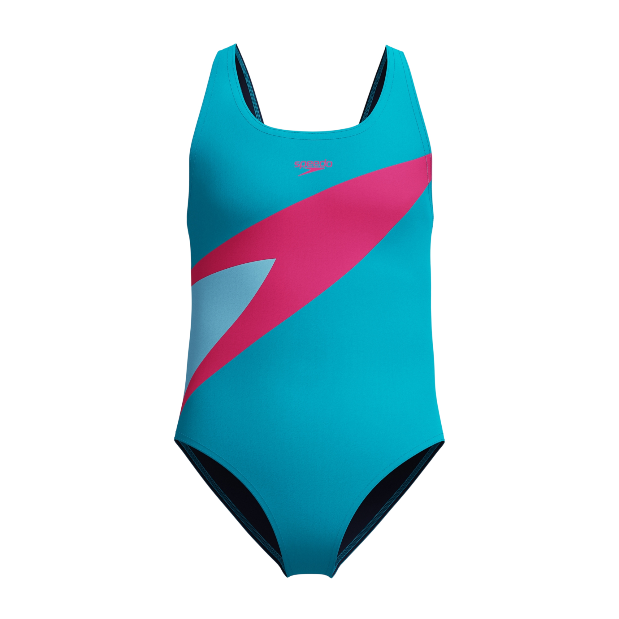 Maillot de bain 1 pièce dos papillon motif/style blocs de couleurs HYPERBOOM, SPEEDO