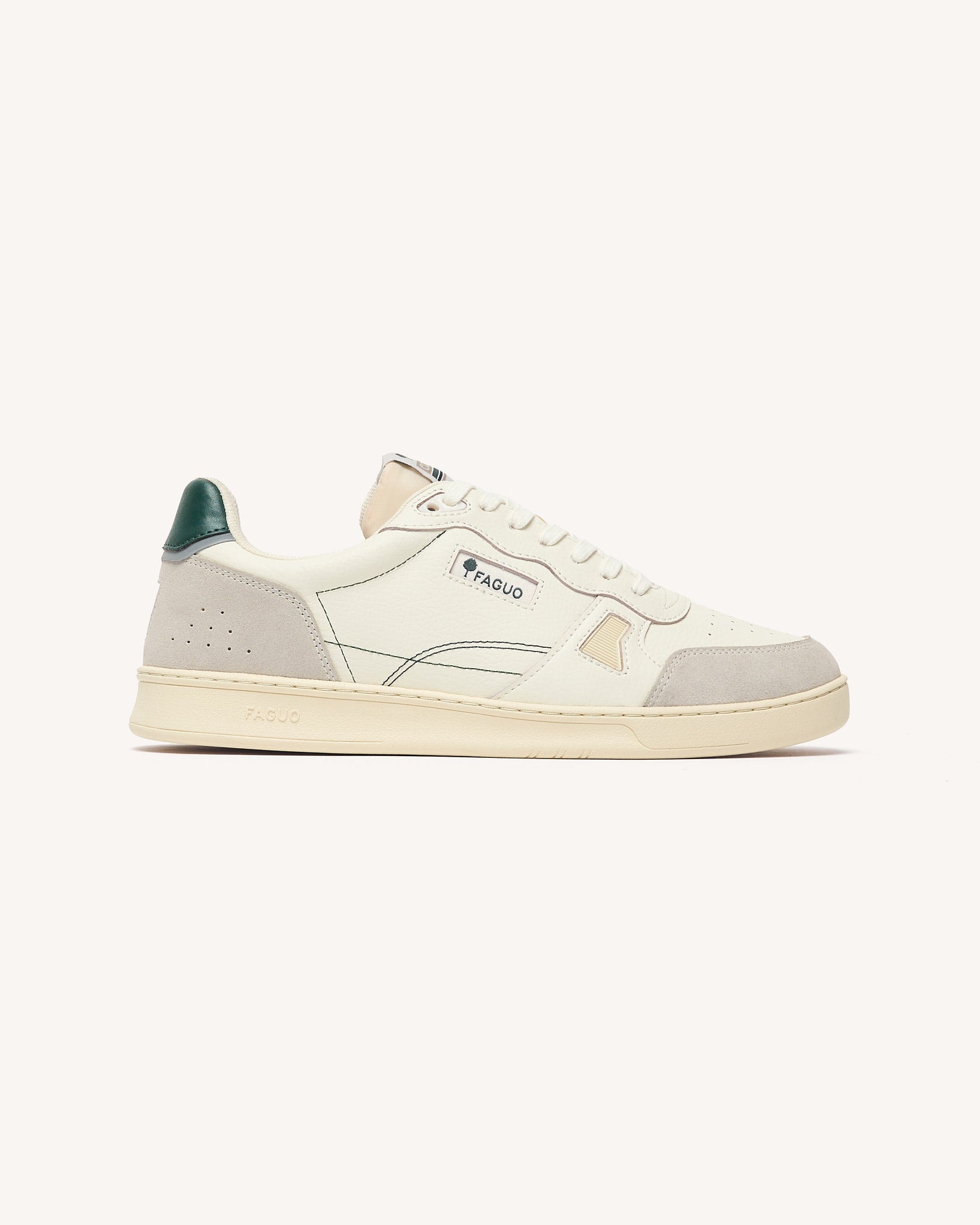 Baskets basses en cuir, FAGUO