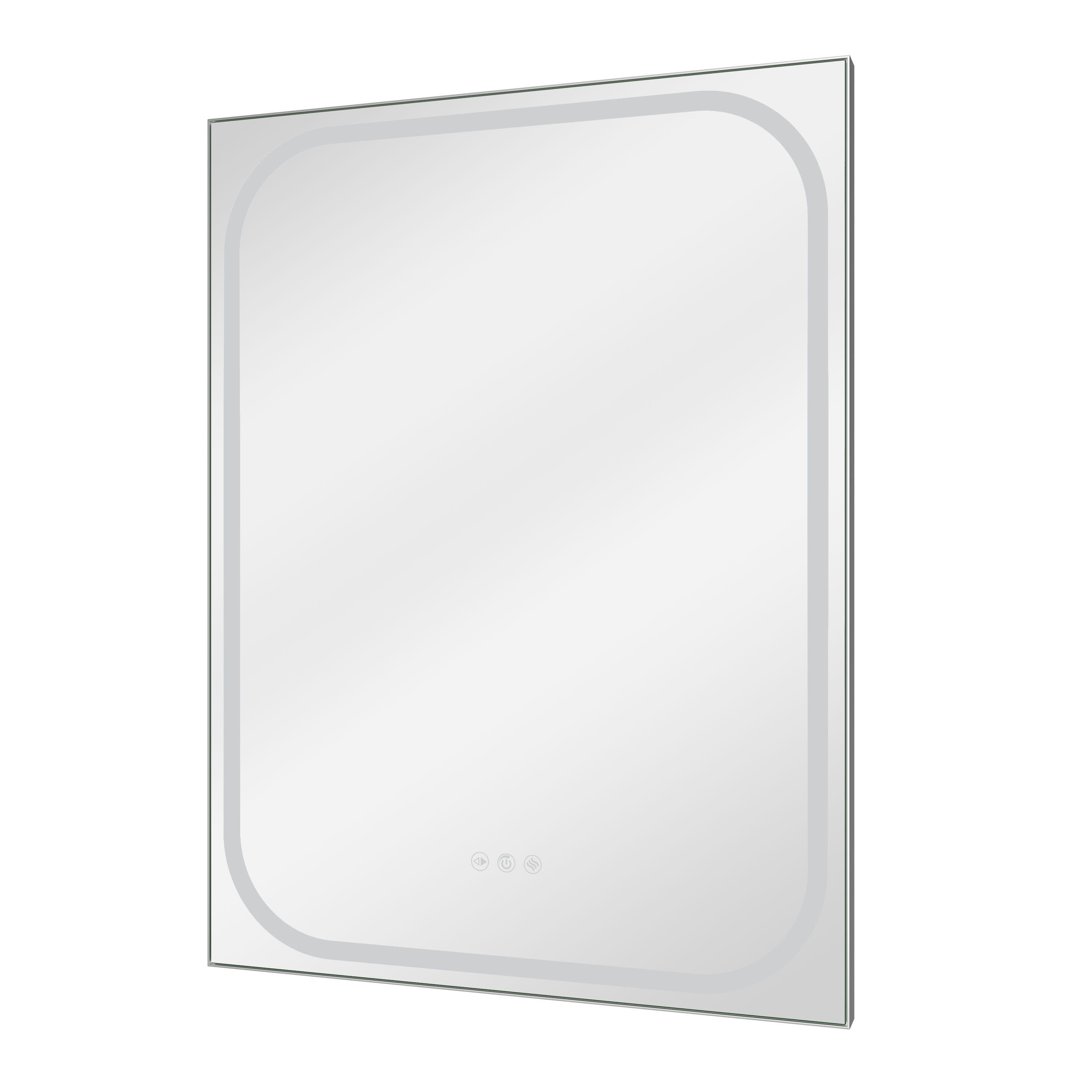 Miroir de salle de bain lumineux rectangulaire vertical S, REMIX, SENSEA