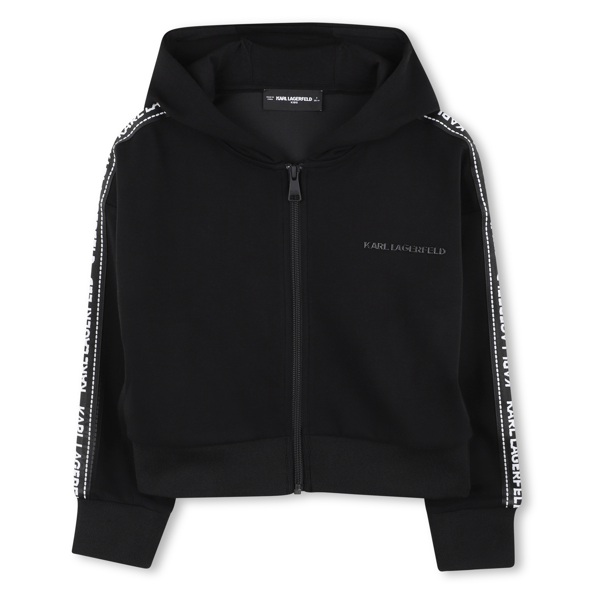 Cardigan à capuche, KARL LAGERFELD KIDS