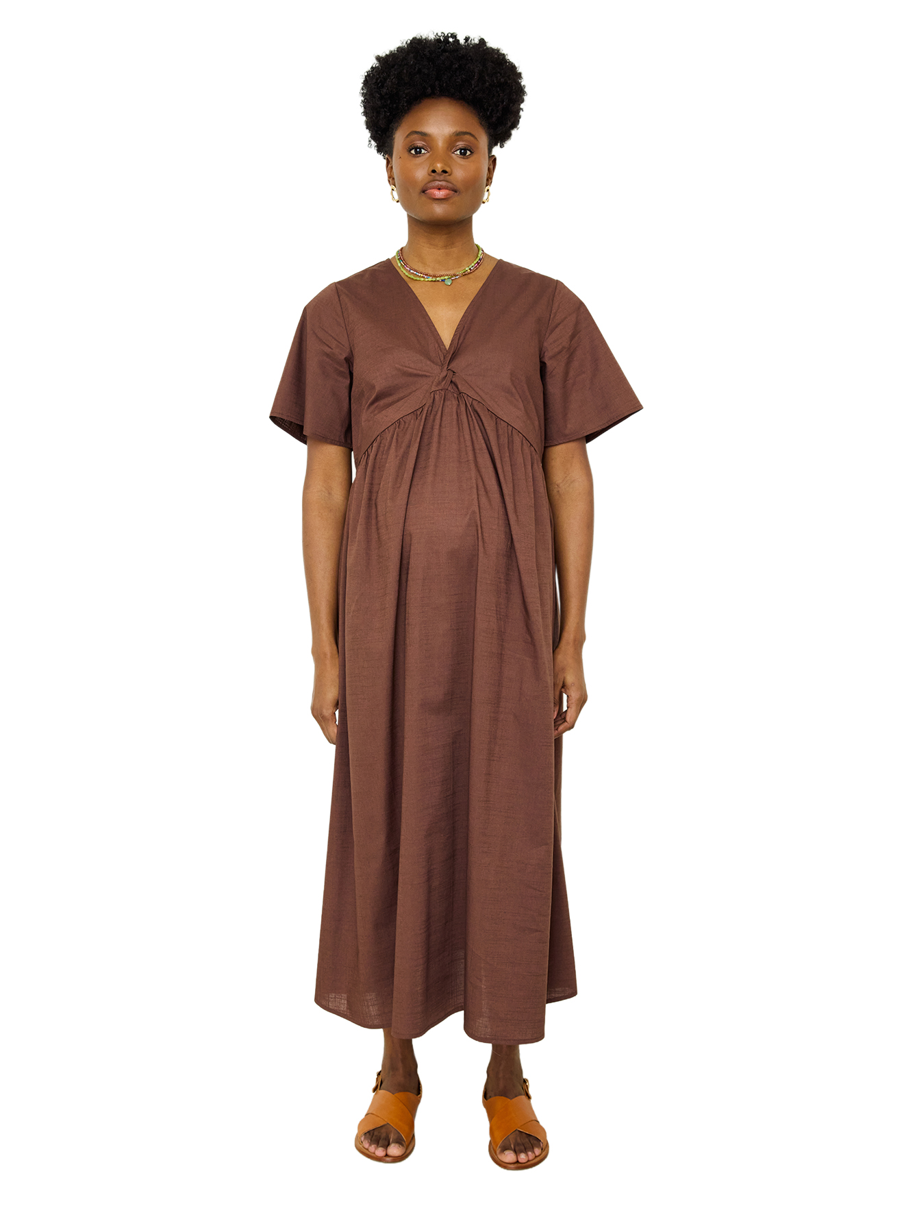 Robe longue mi mollet grossesse, VERTBAUDET