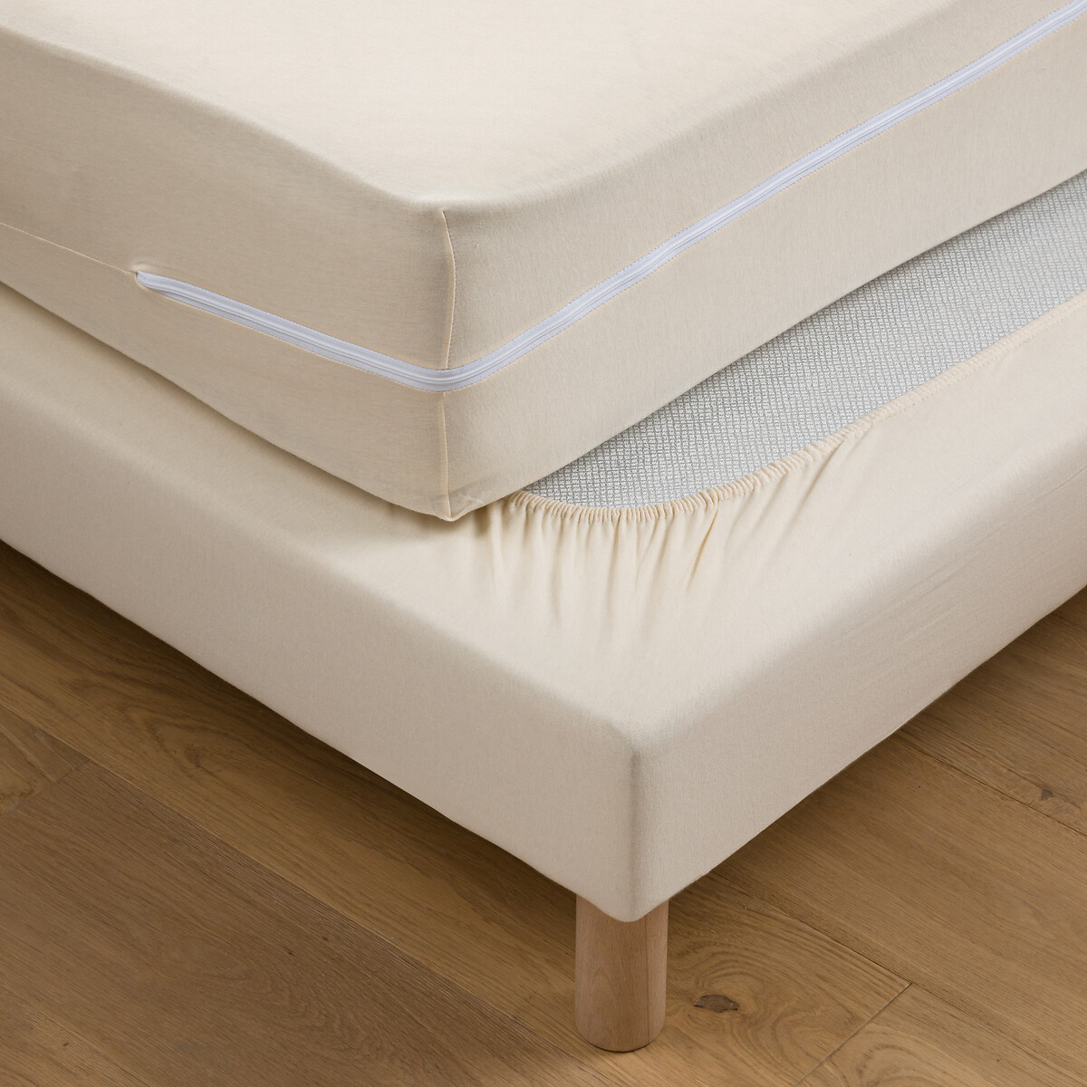 Funda protectora para colchón impermeable y antibacteriano blanco La  Redoute Interieurs
