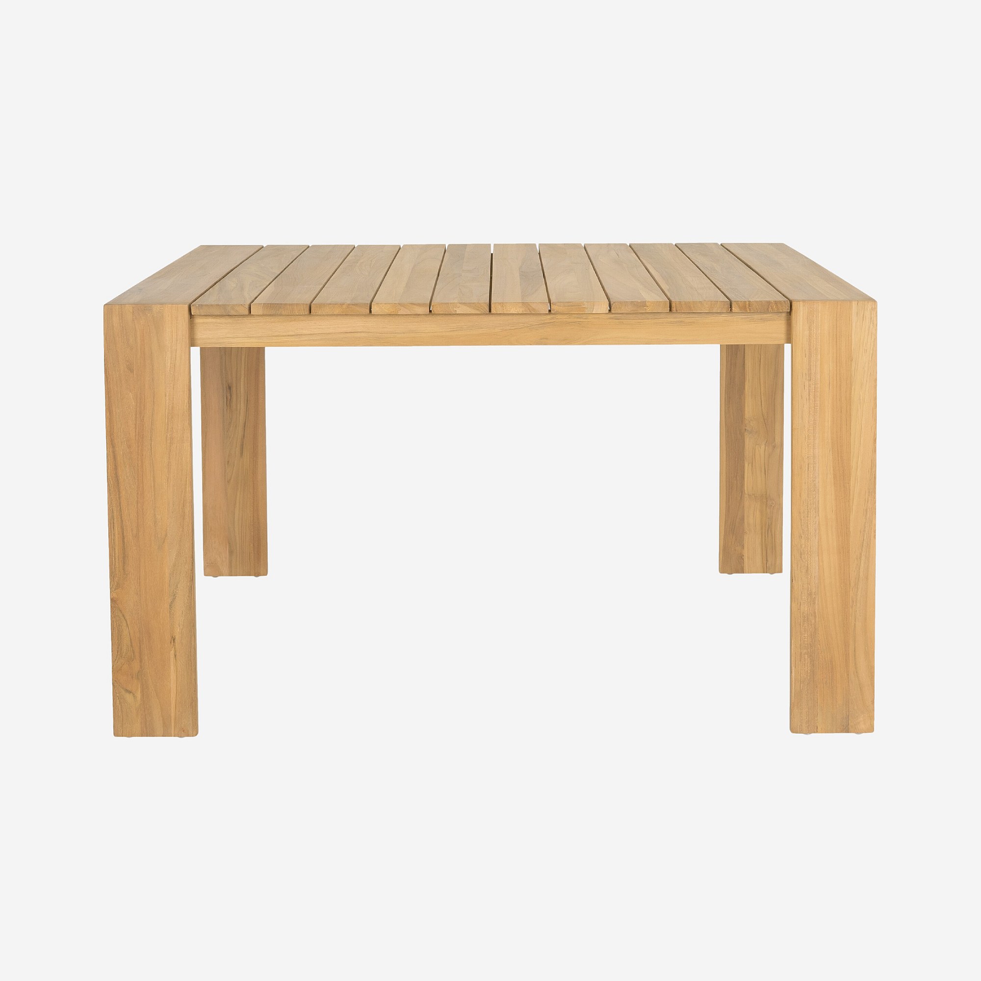 Table carrée de jardin en teck massif CALVIA, HABITAT
