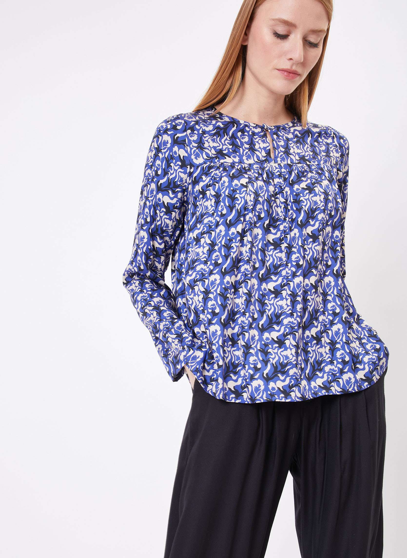 Blouse imprimée manches longues ONICA, PRINCESSE NOMADE