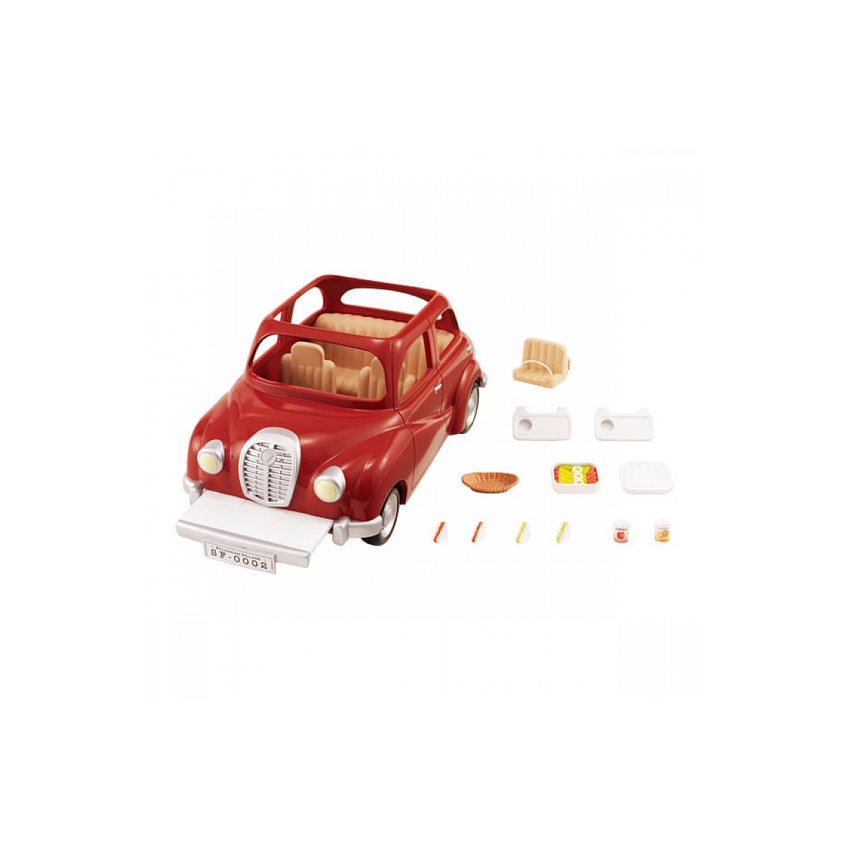 5448  La voiture rouge, SYLVANIAN FAMILIES