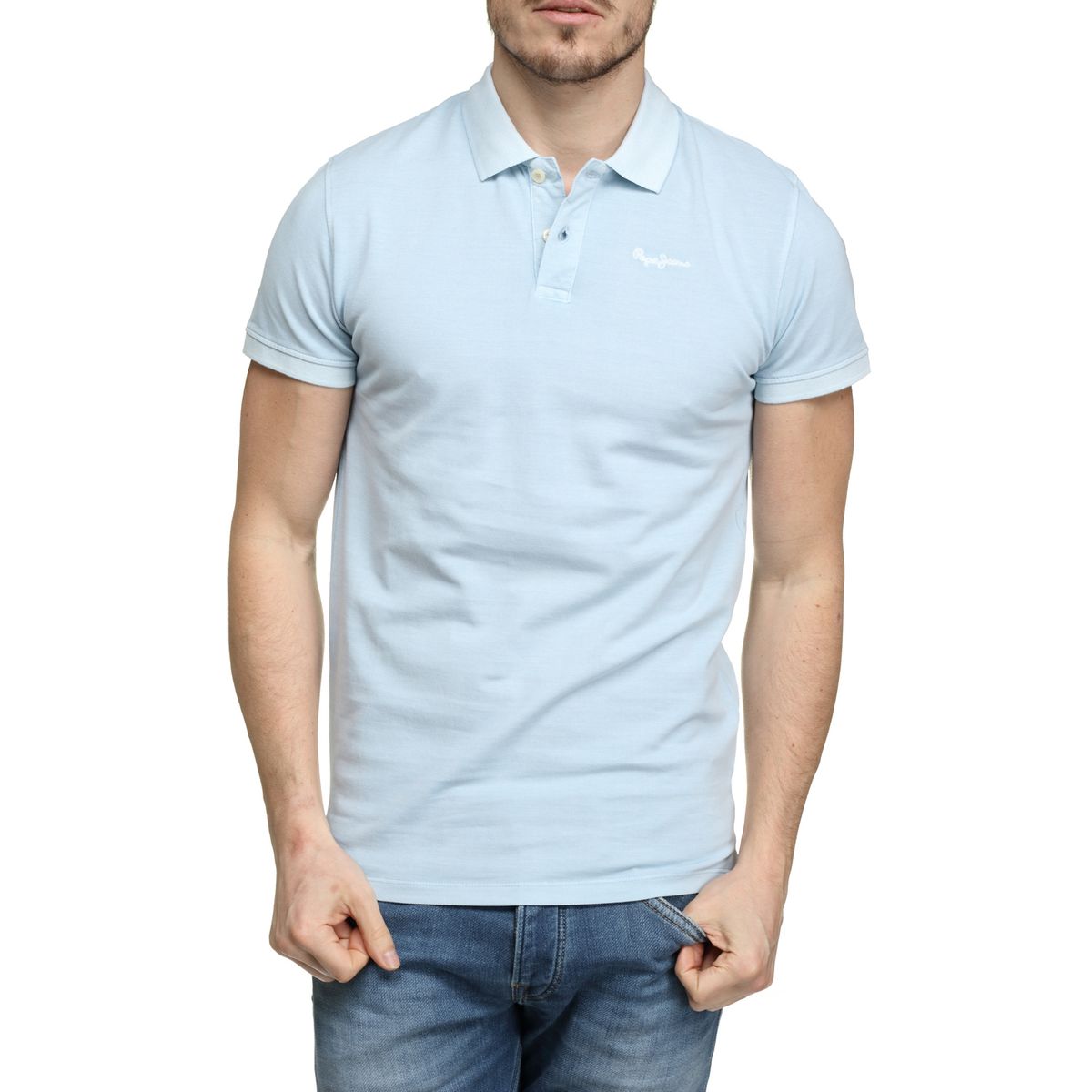 Polos Pepe Jeans Homme M rouge Polo PEPE JEANS 2 Homme Vêtements Pepe Jeans Homme Tee-shirts & Polos Pepe Jeans Homme Polos Pepe Jeans Homme 