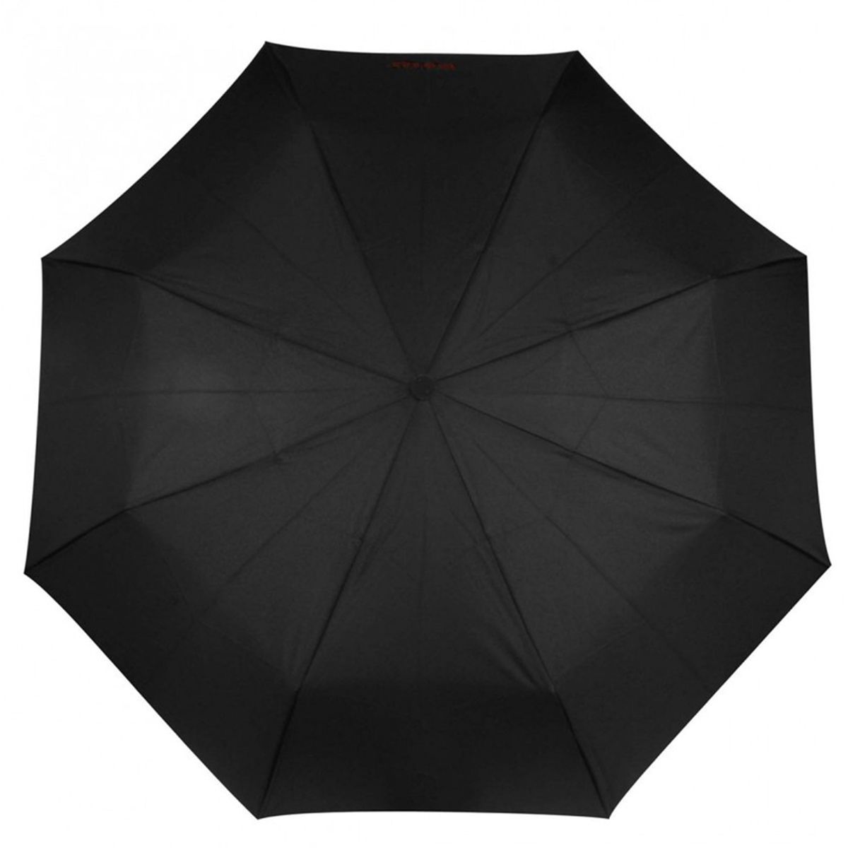 Femme Accessoires Parapluies Parapluie canne poignée gomme Parapluies Isotoner en coloris Noir 