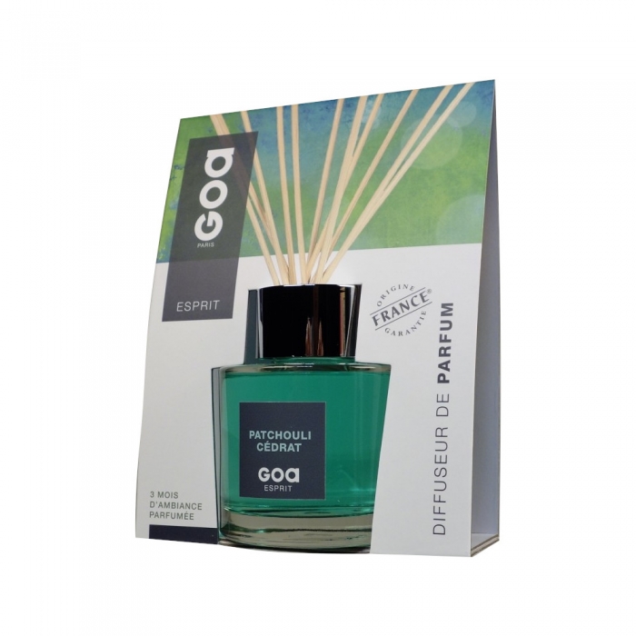 Parfum d'intérieur - Goatier Esprit patchouli cédrat 200 ml, GOA