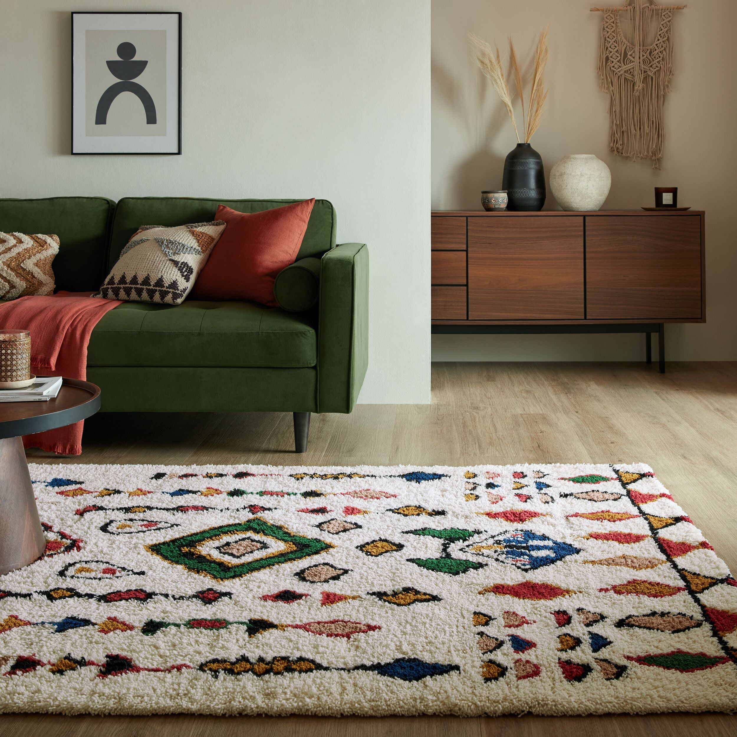 Tapis berbere 100% laine FES, FLAIR RUGS