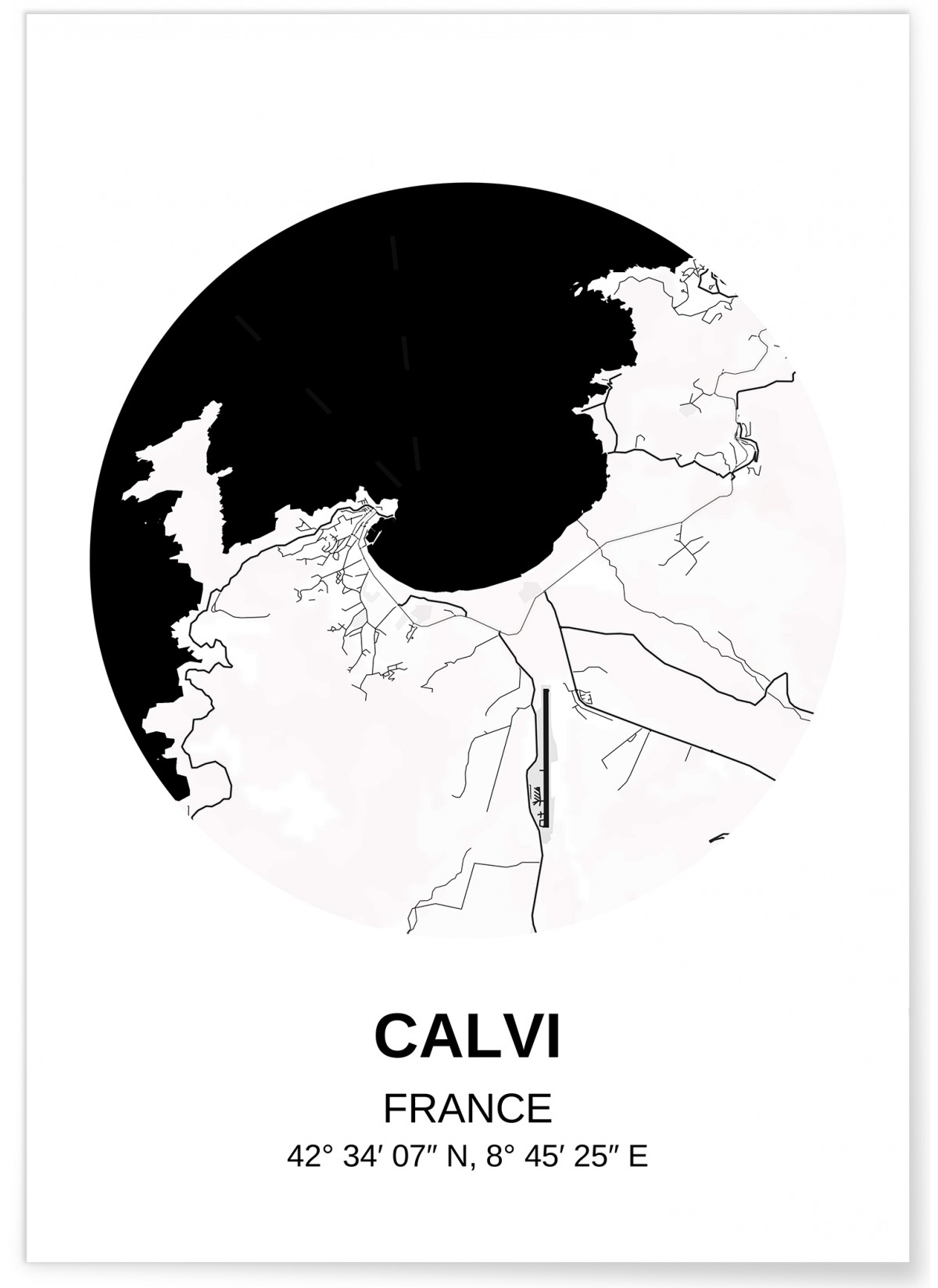 Affiche Carte Calvi, L'AFFICHERIE