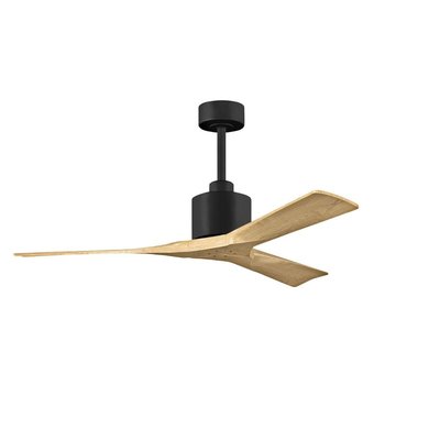Ventilateur de Plafond  Nan 132cm Noir Erable - BOUTICA-DESIGN