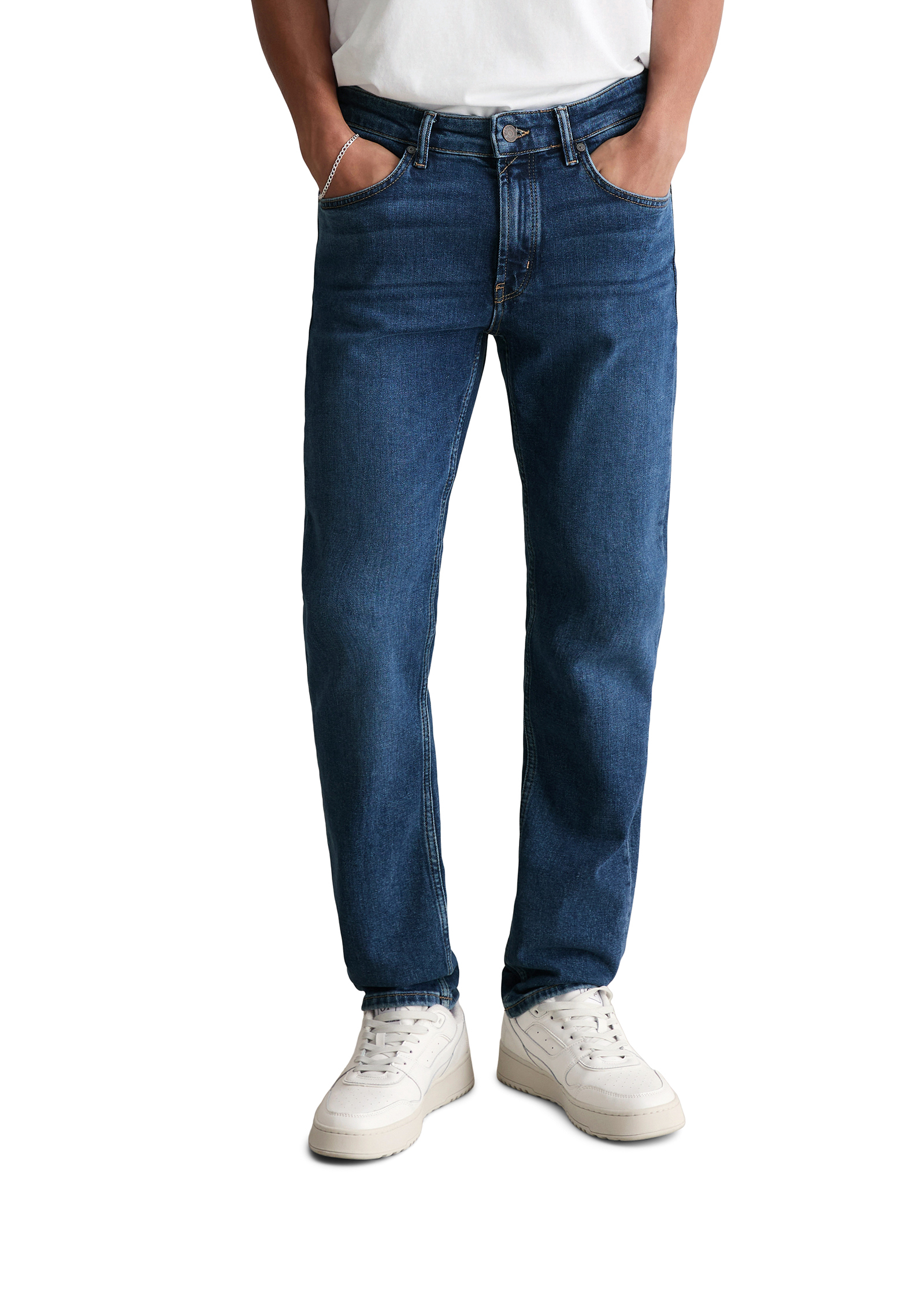 Jeans modèle Vidar slim en coton biologique mélangé de qualité supérieure, MARC O’POLO DENIM