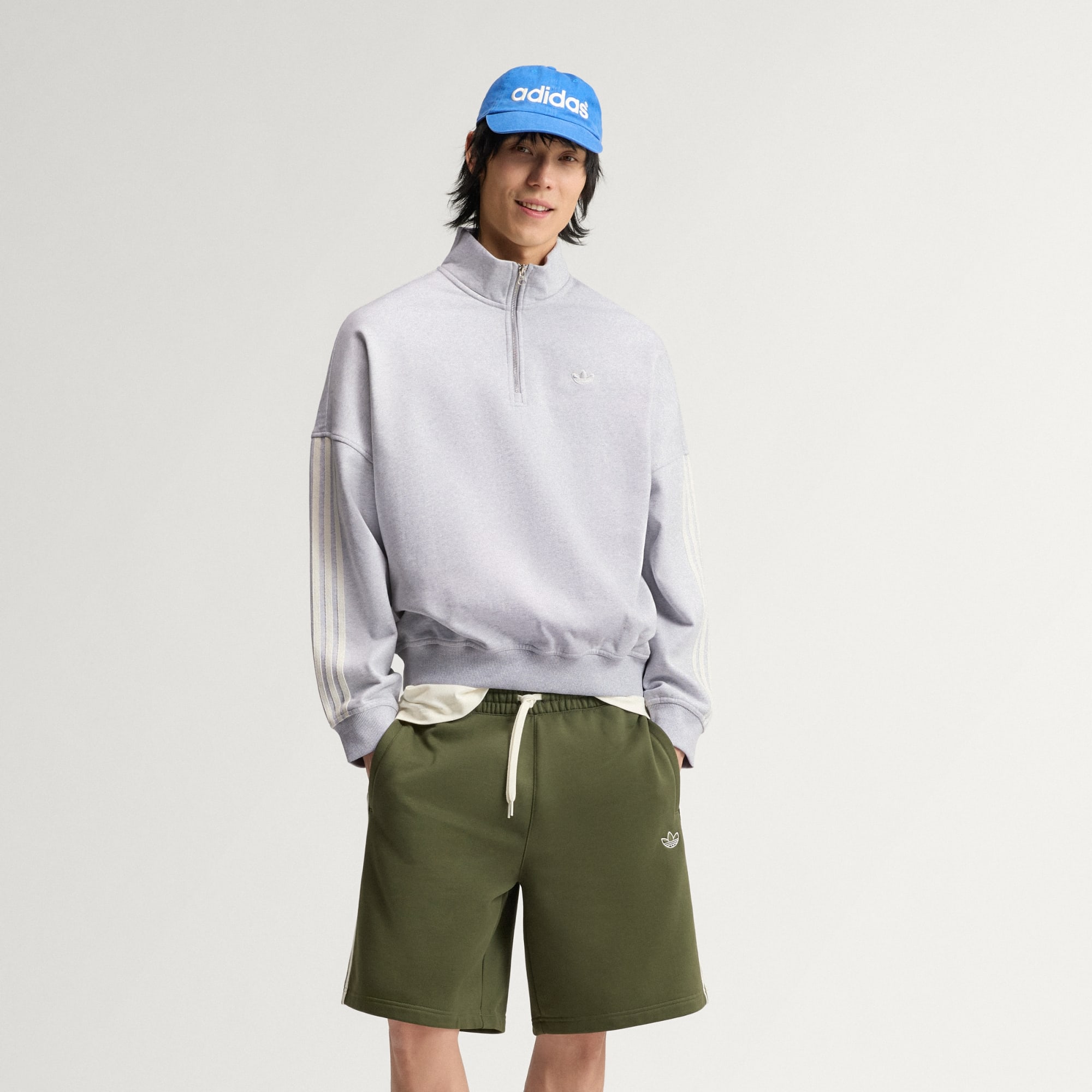 Sweat-Shirt Demi-Zip 3 Bandes Adisignature Firebird, adidas Originals