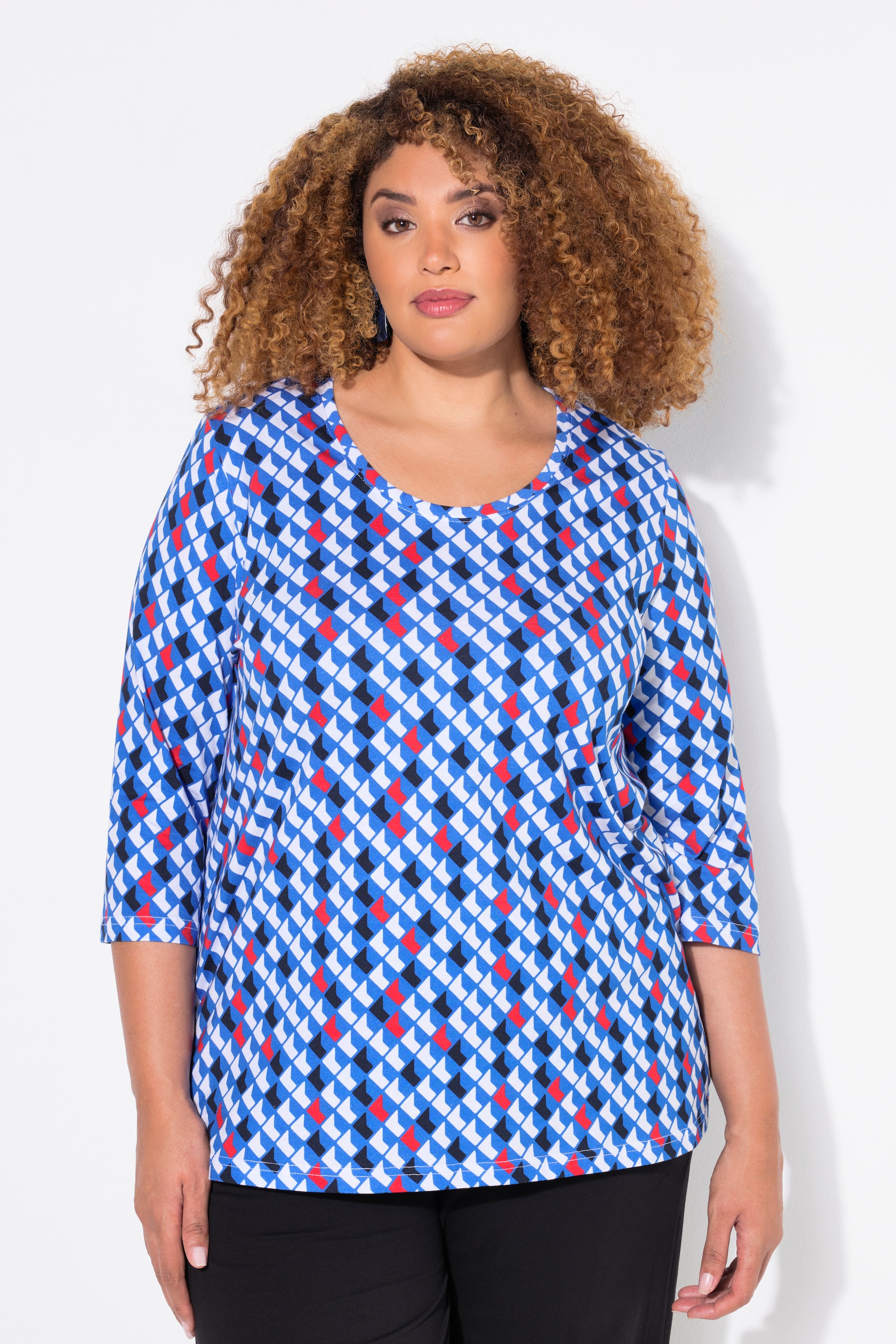 T-shirt long imprimé, ULLA POPKEN