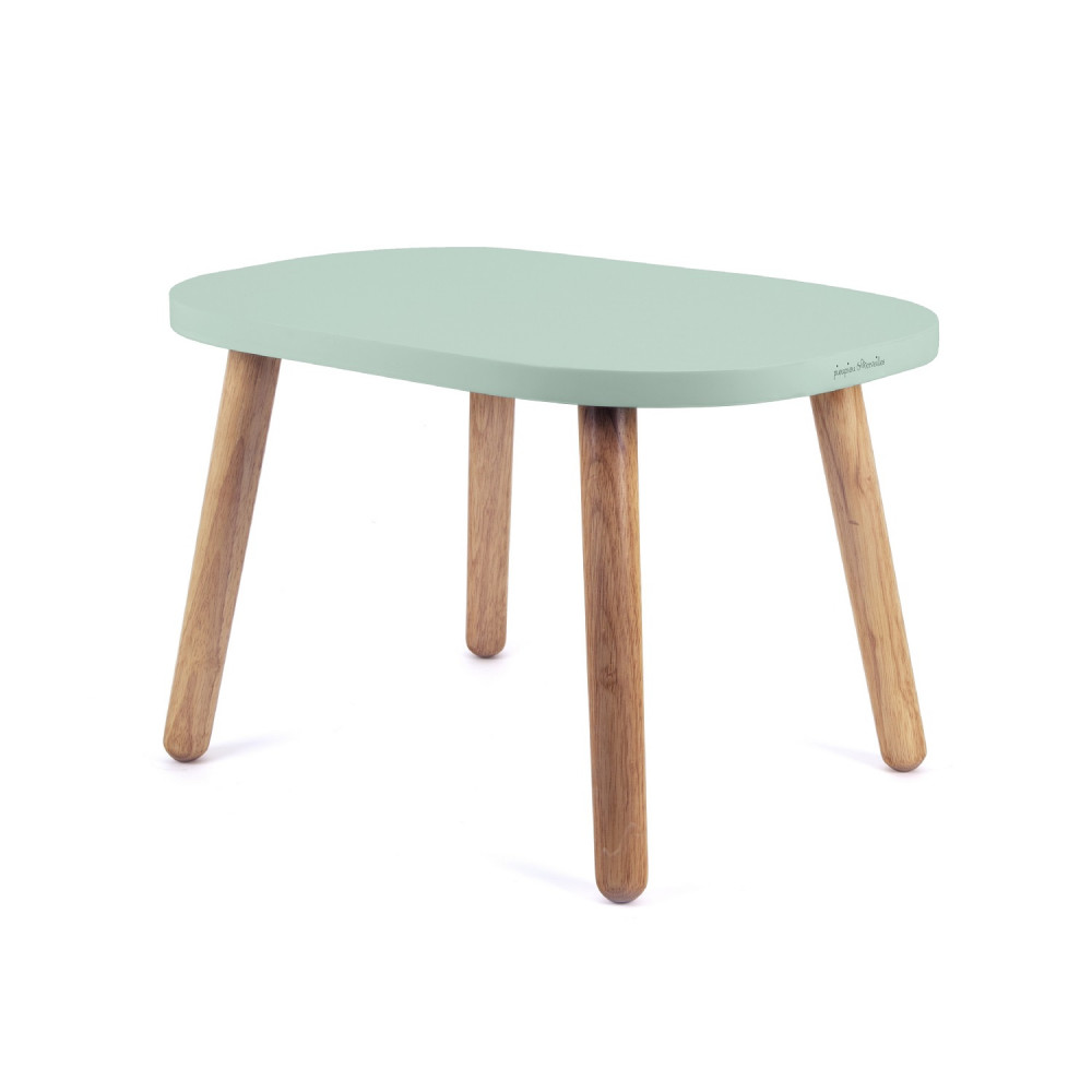 Ma première table Enfant Ovaline Vert sauge 1-4 ans, PIOUPIOU ET MERVEILLES