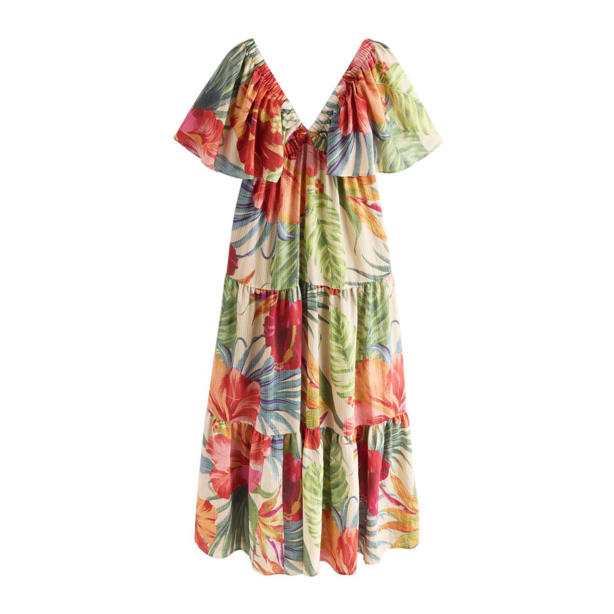 Robe longue à manches bouffantes, NEXT