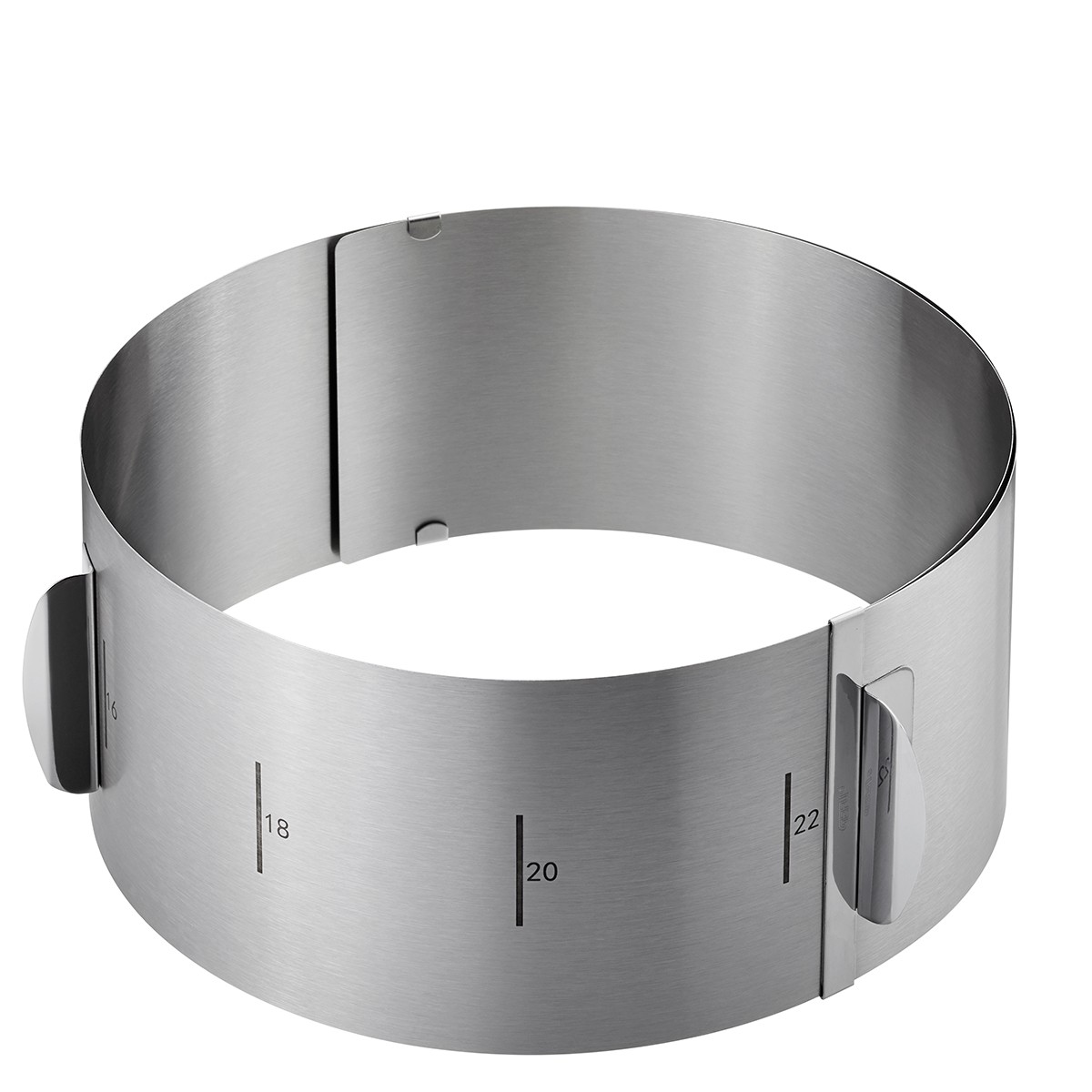 Cercle à gâteau - 10 cm avec poignées extensible TONDO, GEFU