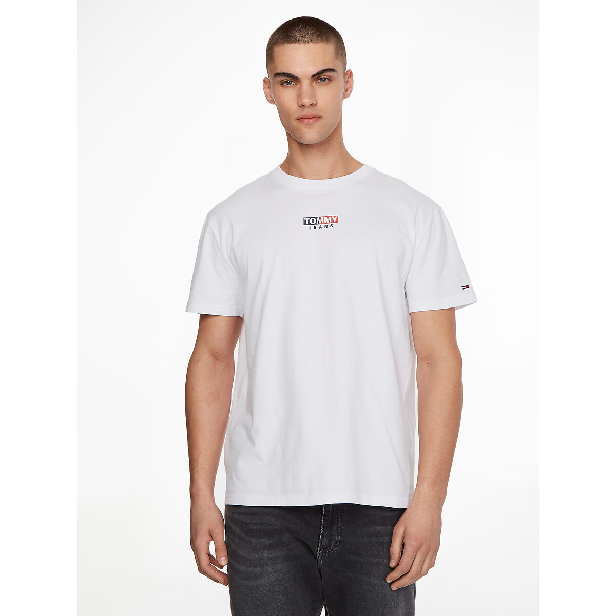 Tommy jeans centre logo t sales shirt