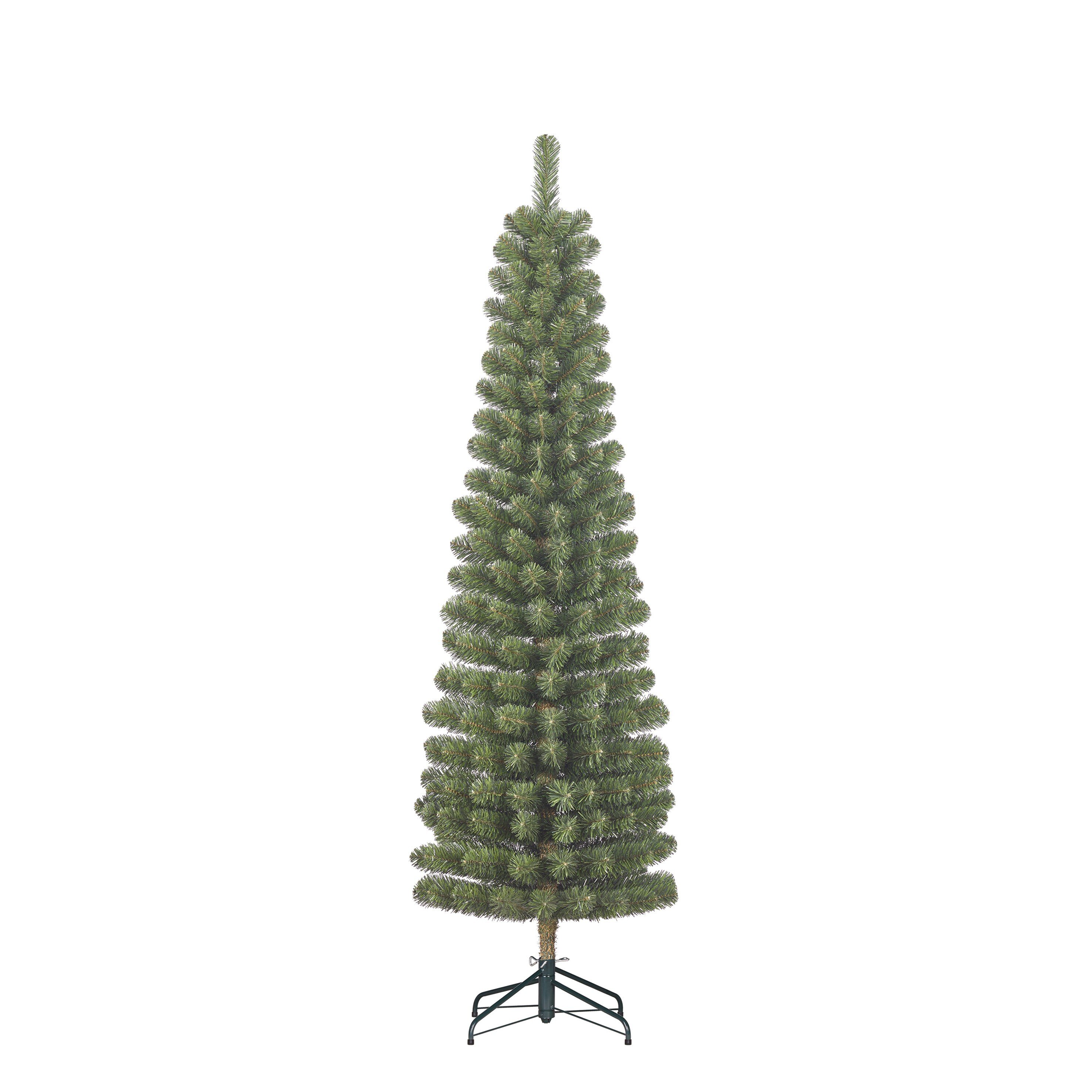 Sapin de Noël artificiel étroit H215 cm CHARLTON, BLACK BOX TREES