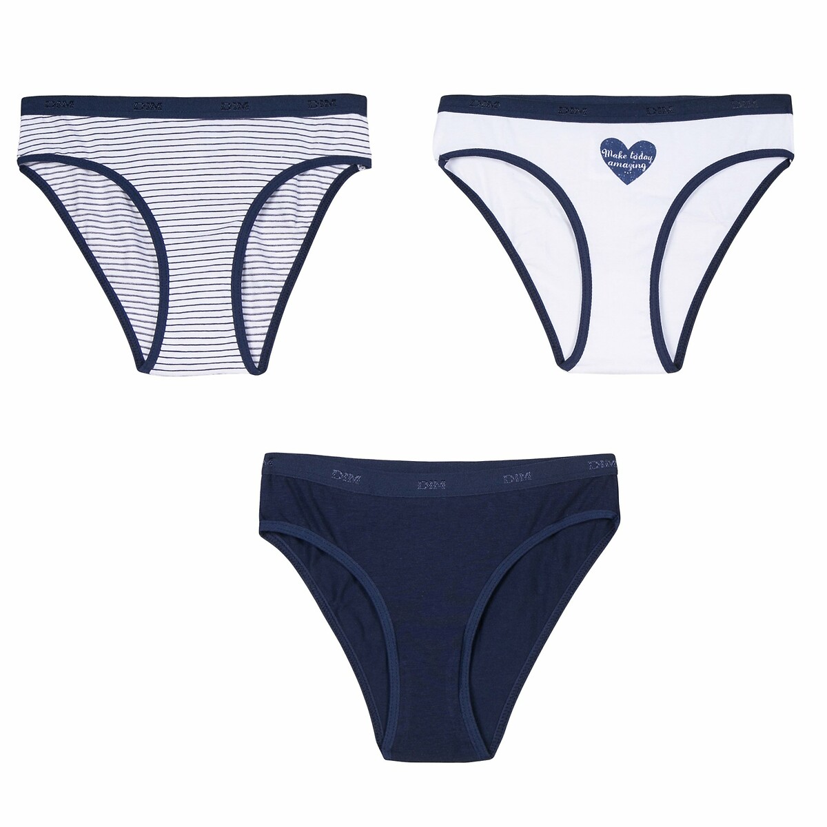 Pack of 3 Briefs in Cotton, 6-16 Years
