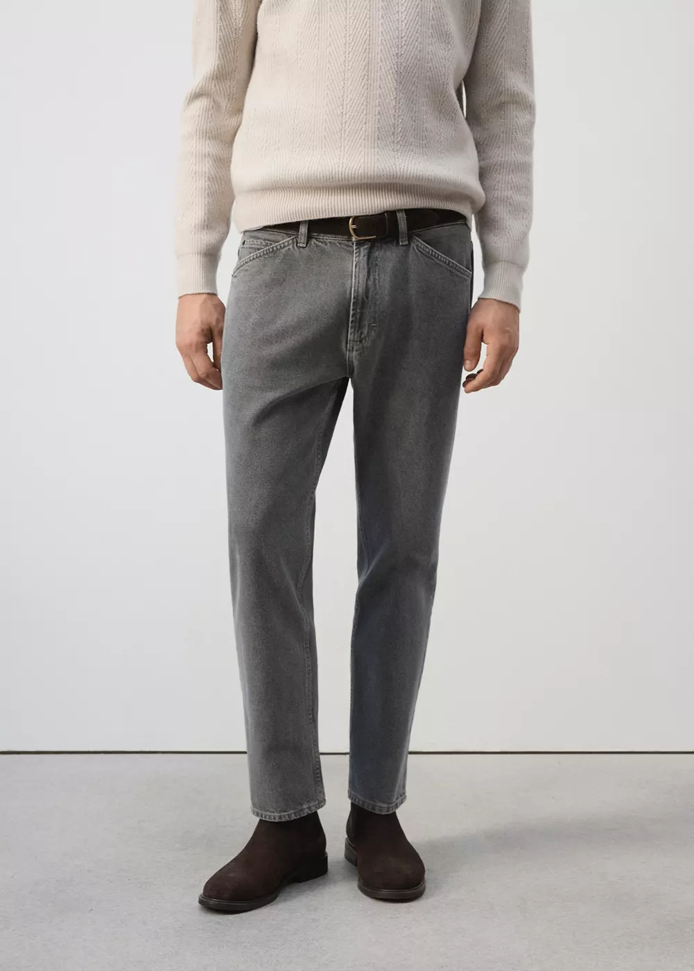 Jean regular-fit cropped, MANGO MAN