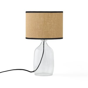 Ania Glass & Linen Table Lamp LA REDOUTE INTERIEURS image