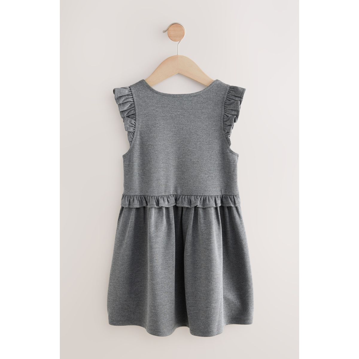 Robe chasuble d’école stretch à volants, NEXT