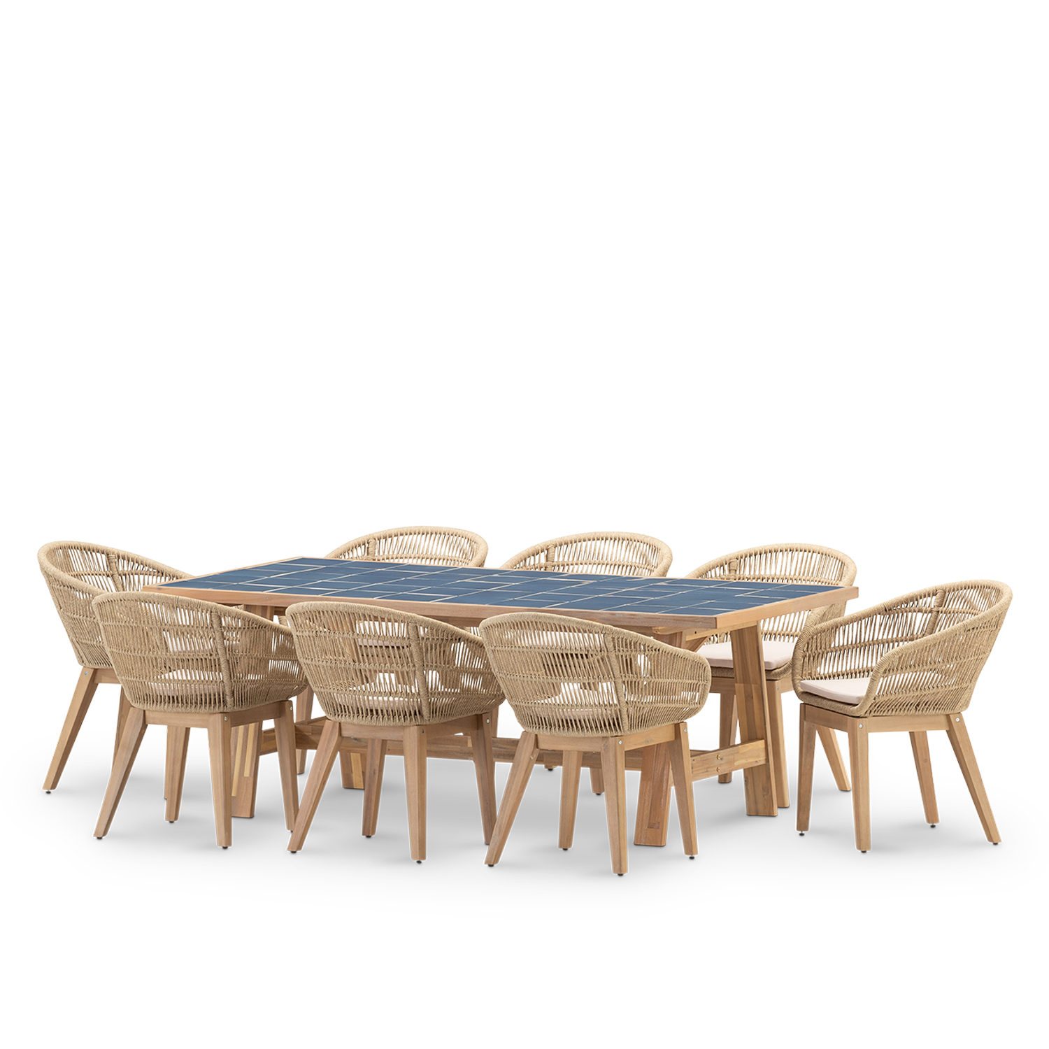 Salon de jardin, 8 chaises, BISBAL & PROVENZA, DEFORA HOME
